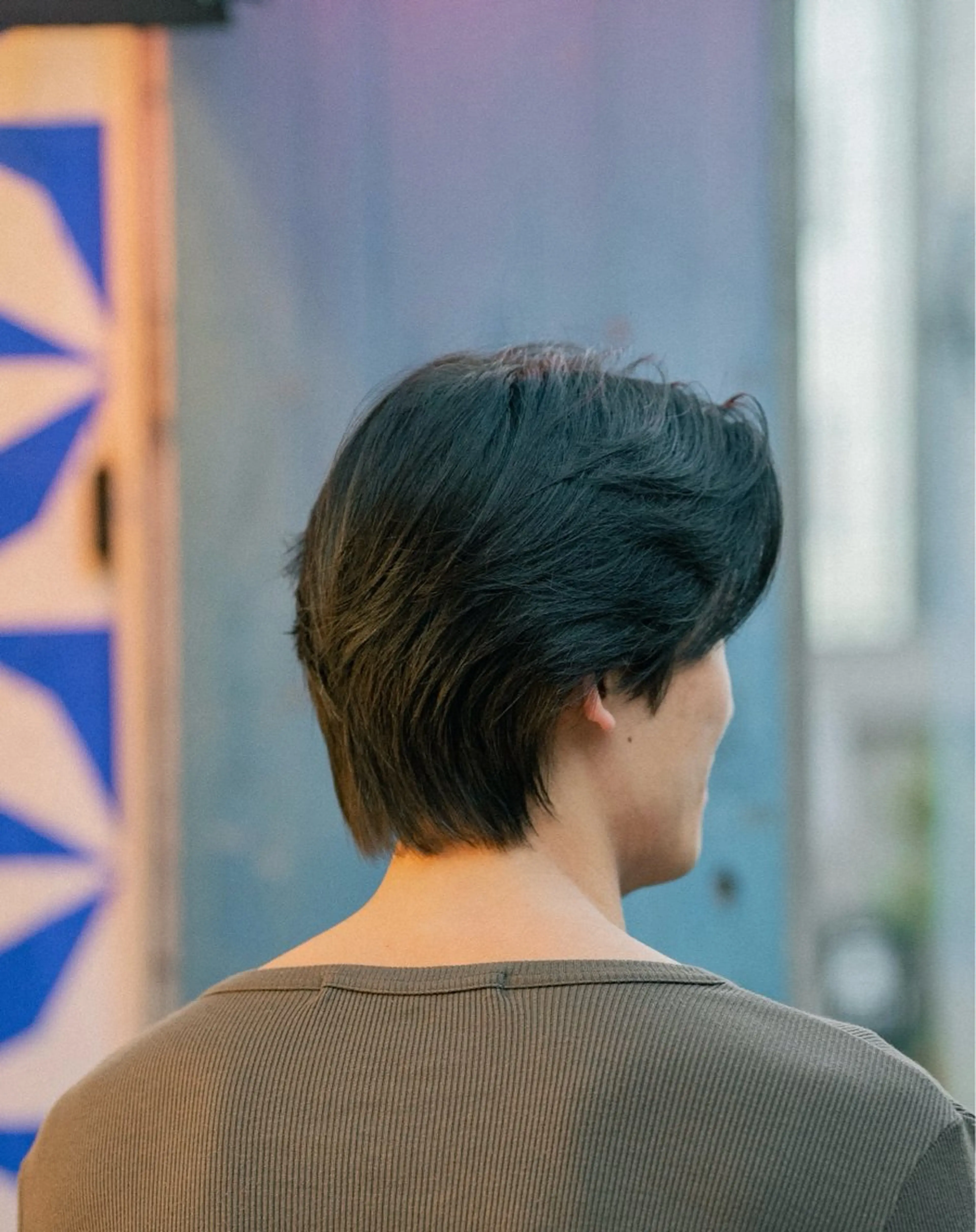 ミディアム カラー パーマ メンズ カット パーマ 🔗メンズサロン🔗 Kieのヘアスタイル