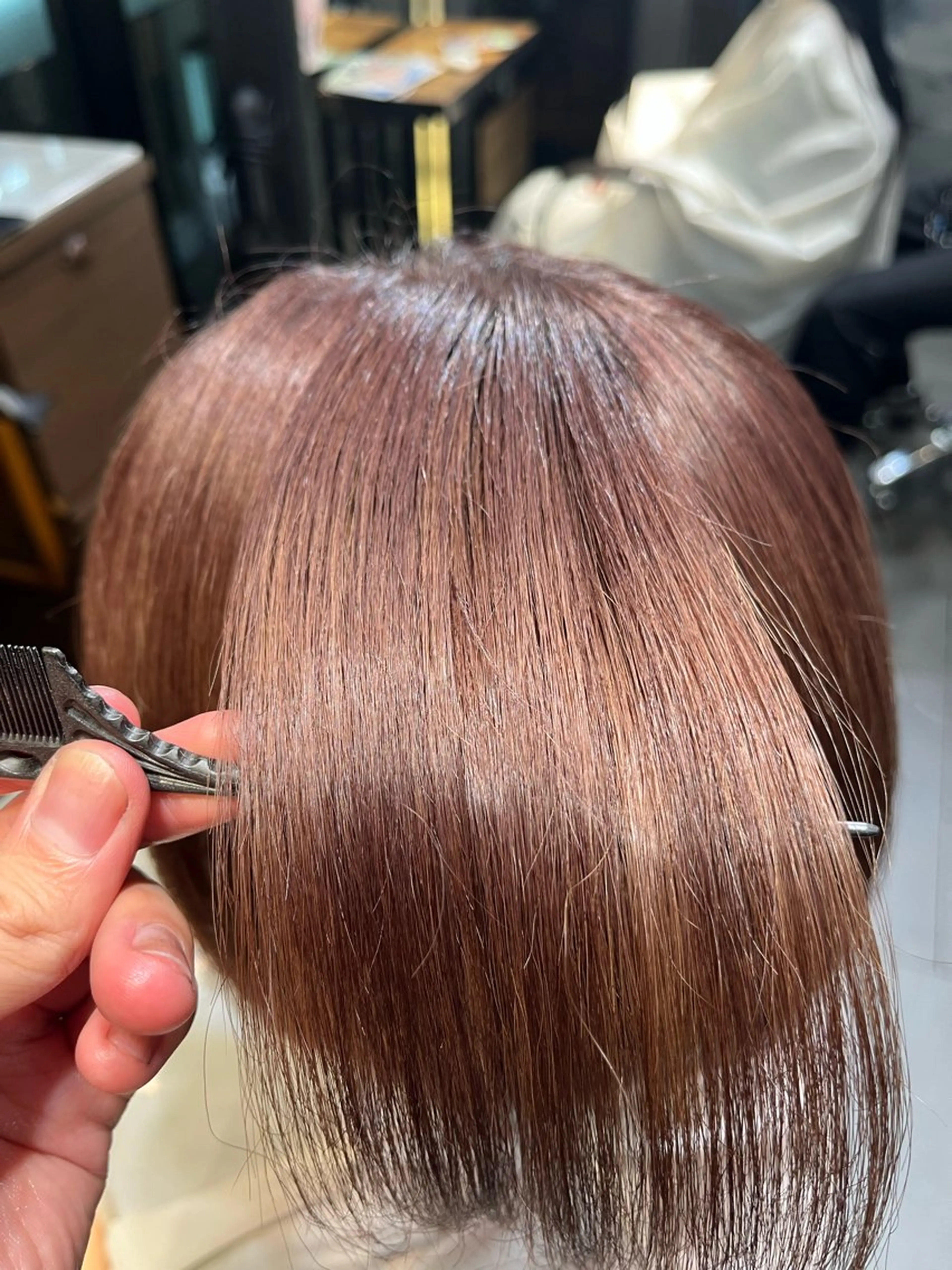 ショート カラー ベージュカラー ブリーチ ラベンダーカラー ラベンダーベージュ ヘアカラー 艶髪/透明感カラー/ METEO/山田凌大のヘアスタイル