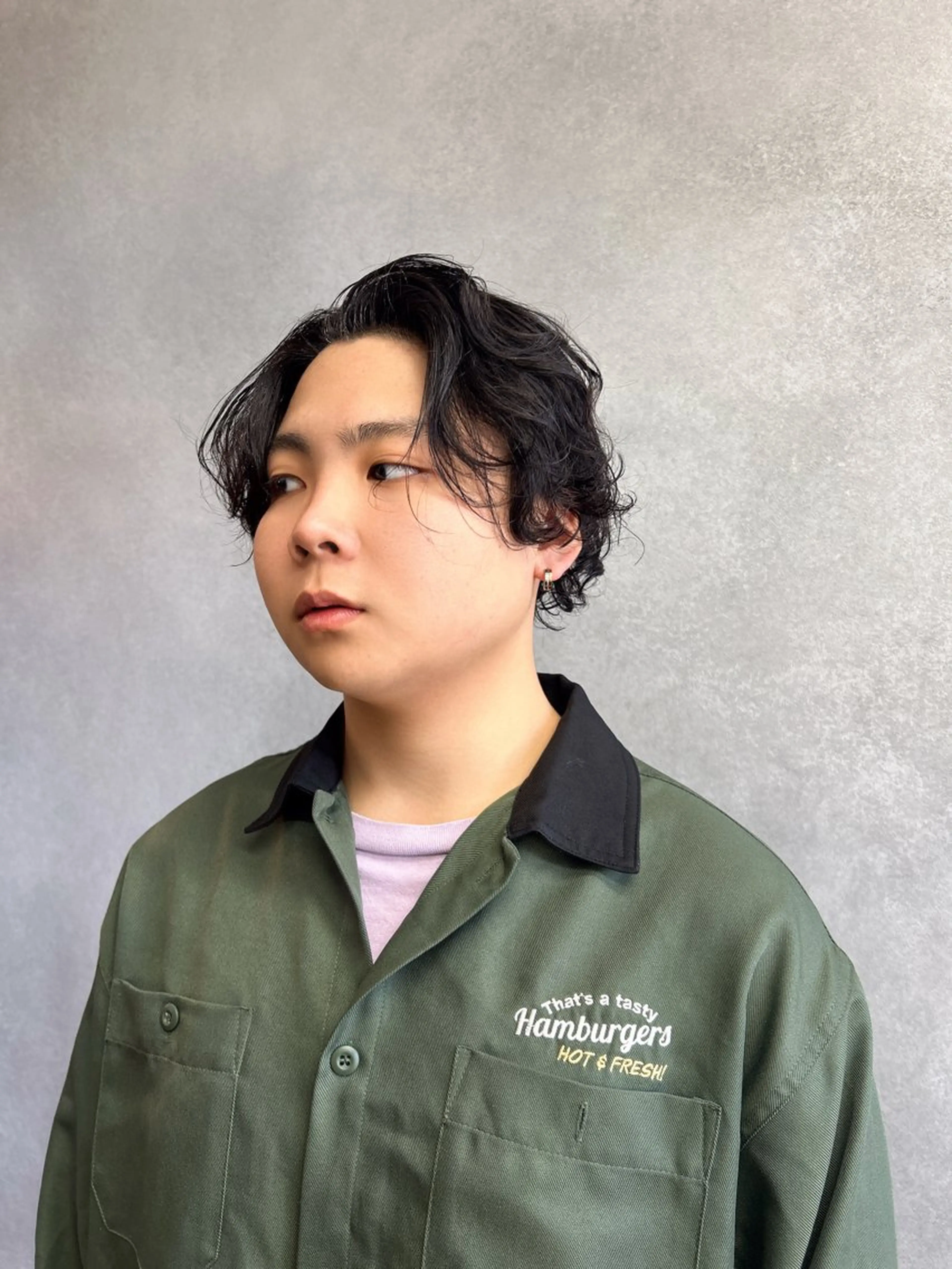 ショート パーマ 伶風/ボブ/ ハッシュカットのヘアスタイル