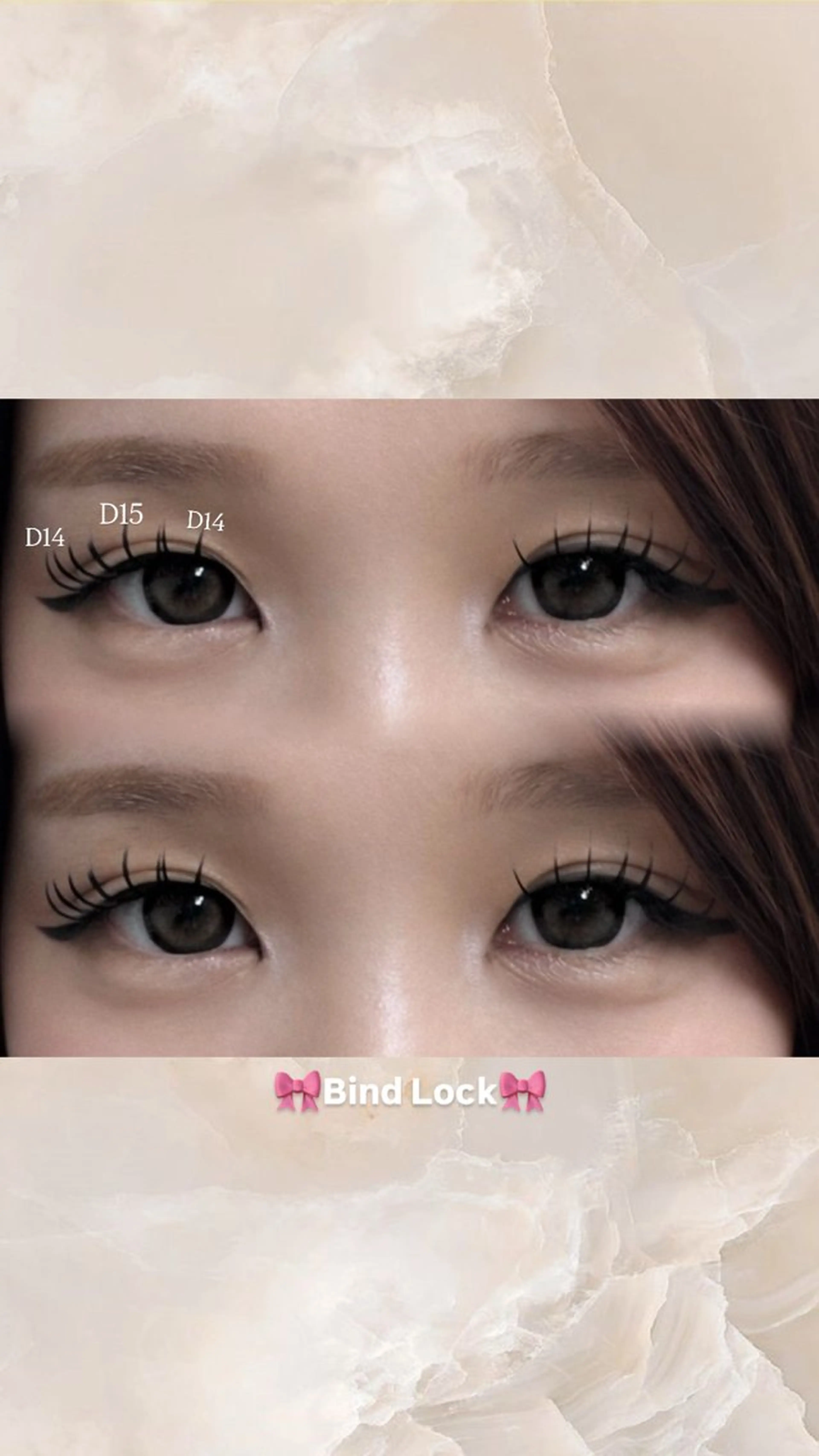 マツエク・マツパ バインドロック マツエク yuu 🎀Roi 天王寺のマツエク・マツパデザイン