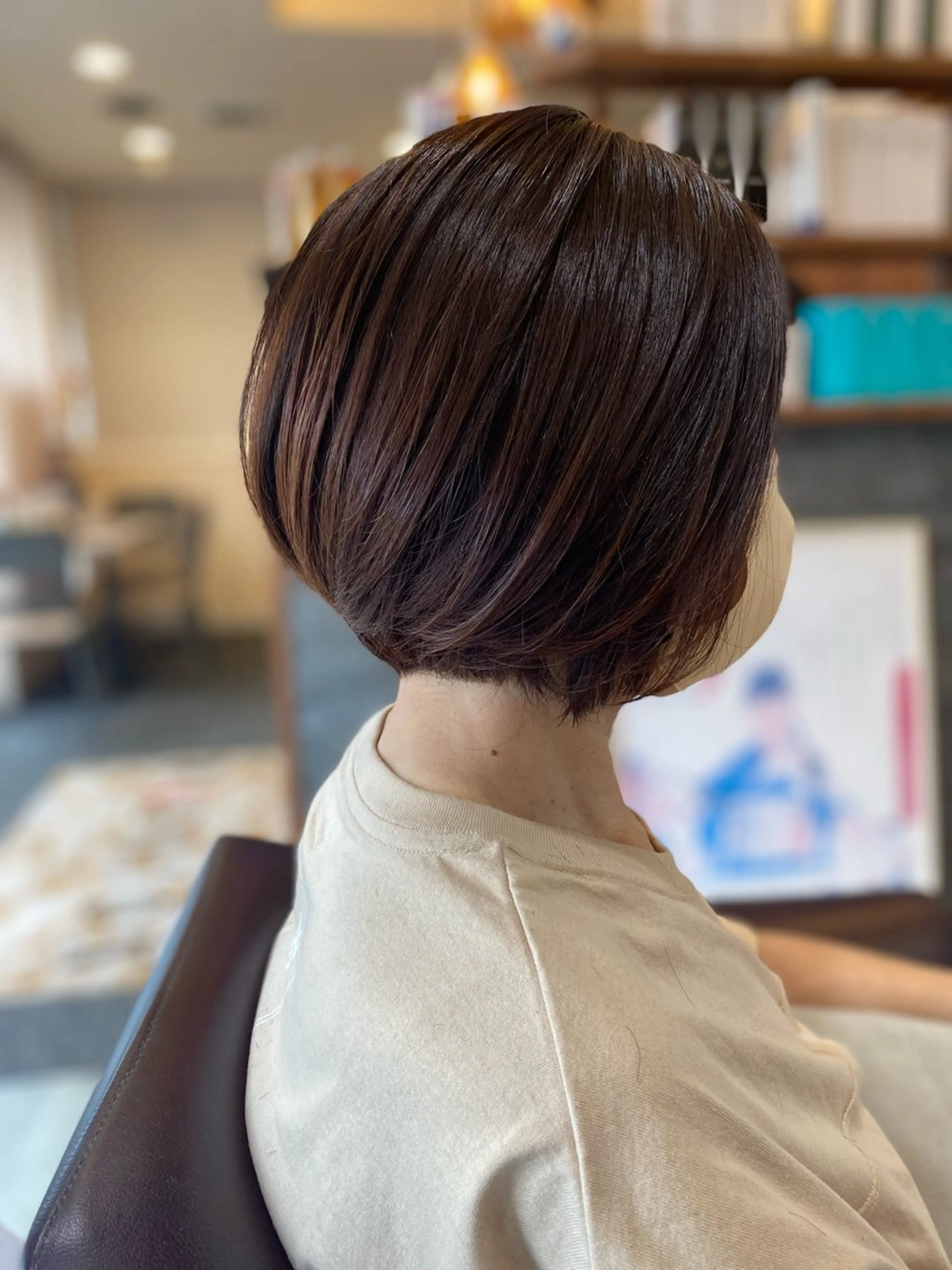 ショート 加藤 実穂のヘアスタイル