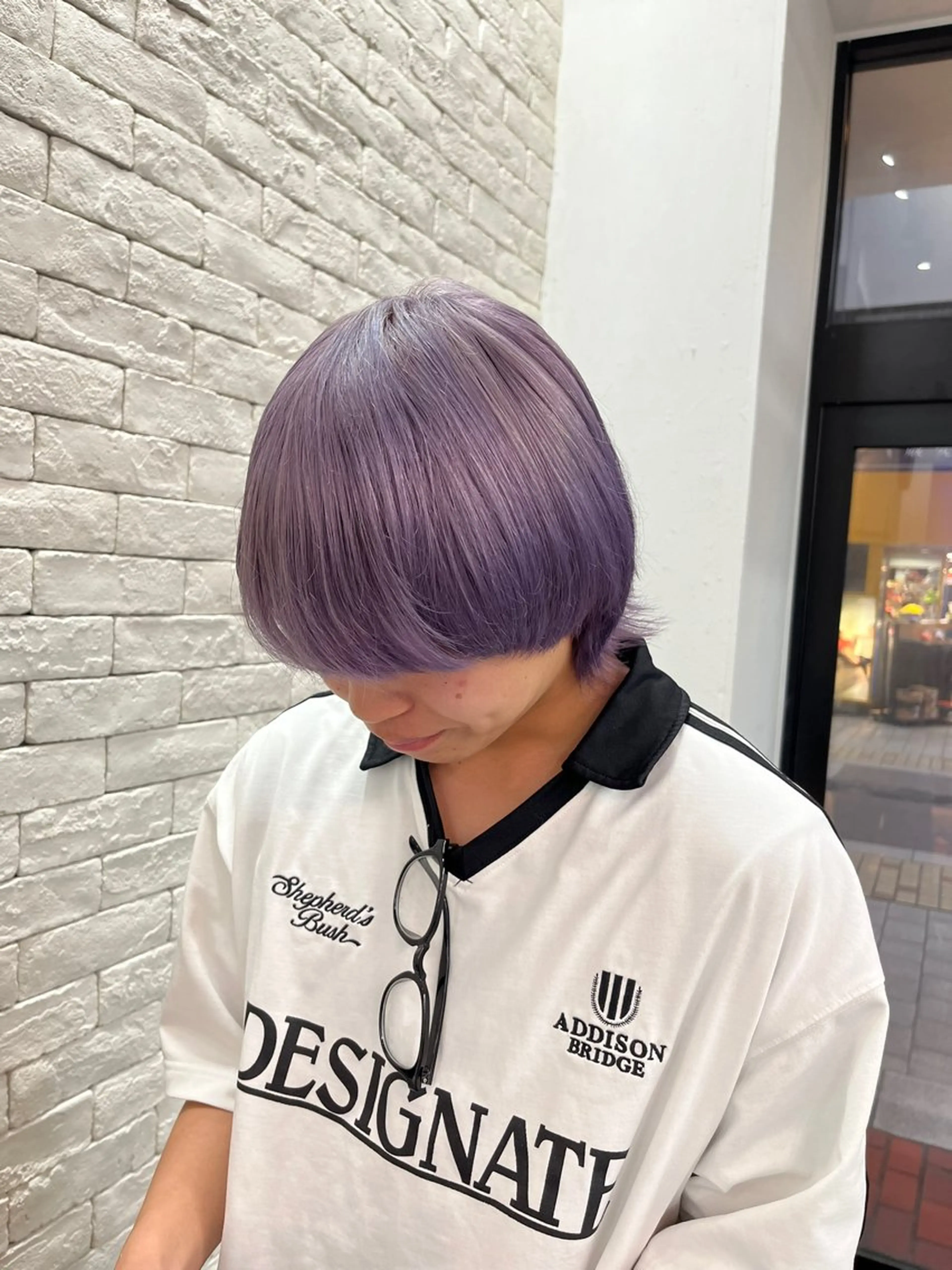 カラー メンズ マッシュウルフ マッシュ メンズウルフカット ラベンダーカラー ウルフカット カット ヘアカラー トリートメント メンズ支持◎/パーマ masaのヘアスタイル