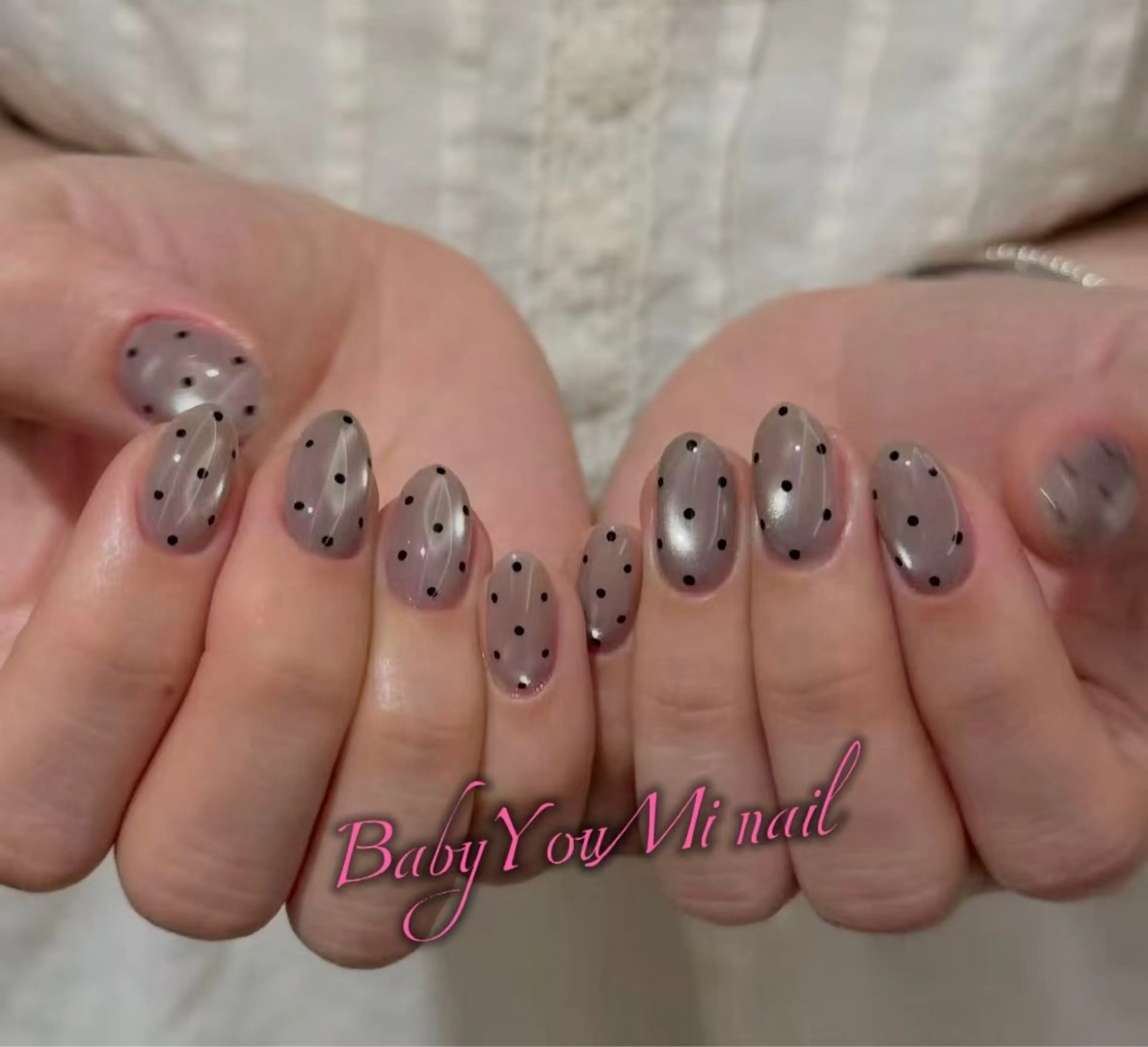 ネイル オーロラネイル チークネイル 成人式 フットネイル フレンチネイル ハンドネイル BabyYouMi nailのネイルデザイン