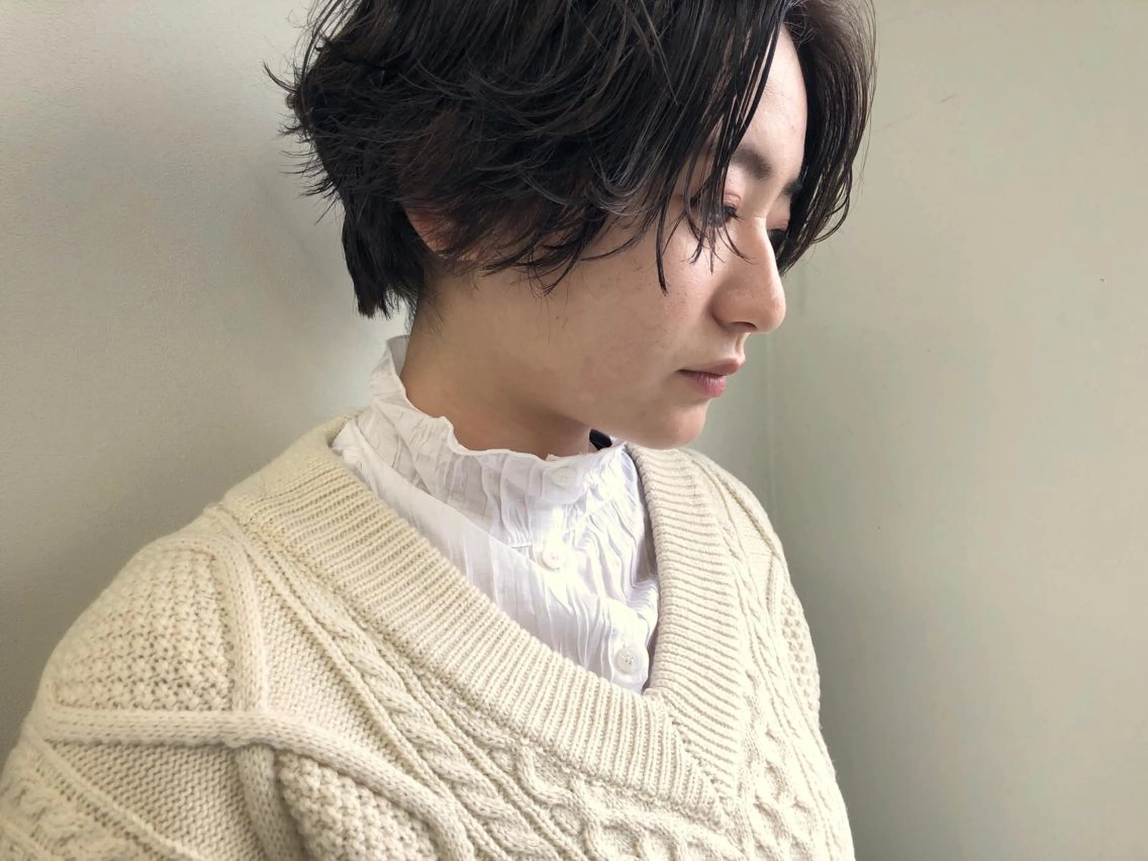 ショート ハンサムショート ショートヘア カット ヘアカラー トリートメント 小澤大輔 YOLO hairのヘアスタイル