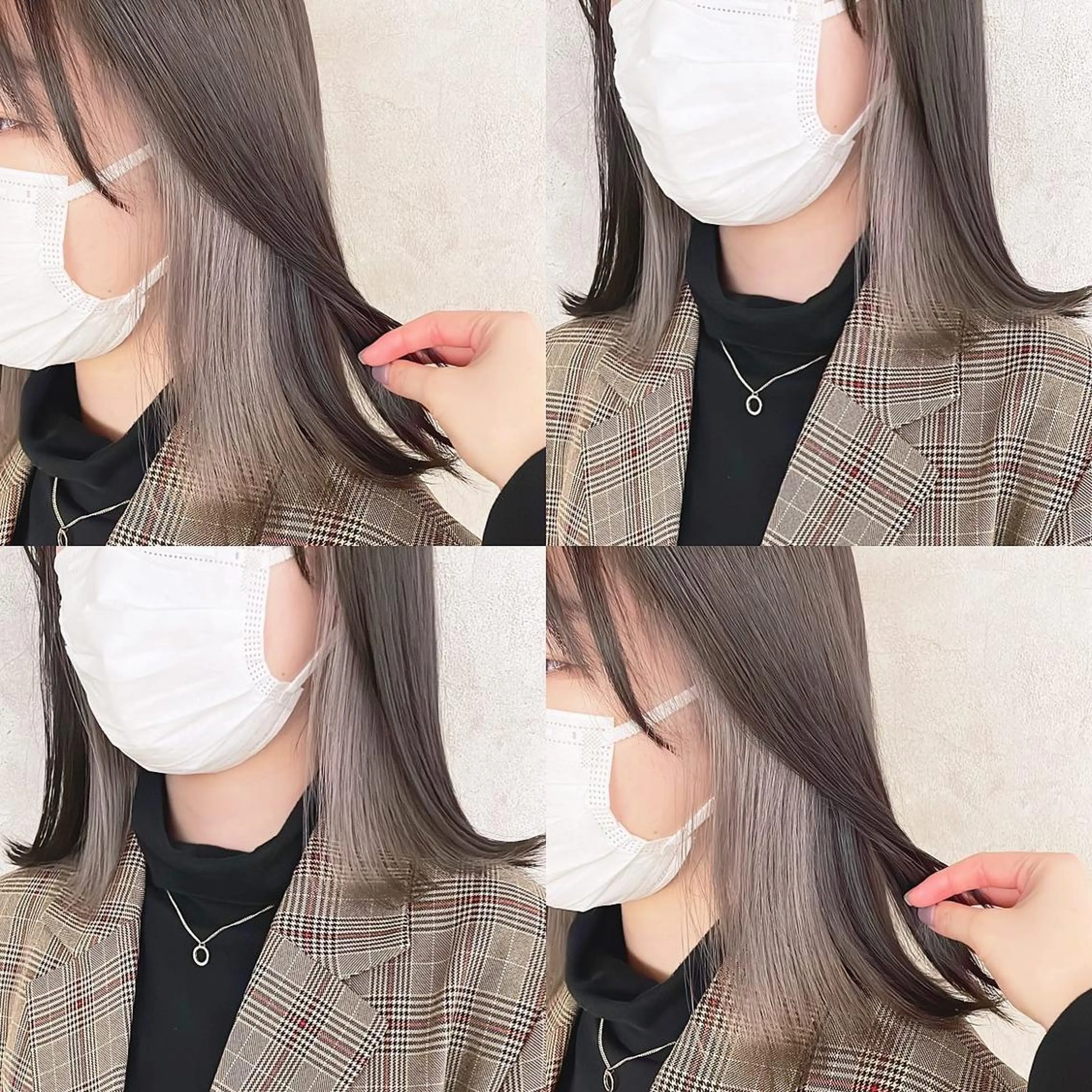 カラー ヘアカラー トリートメント 渋谷:インナーカラー ／🍒エリカ🍒のヘアスタイル