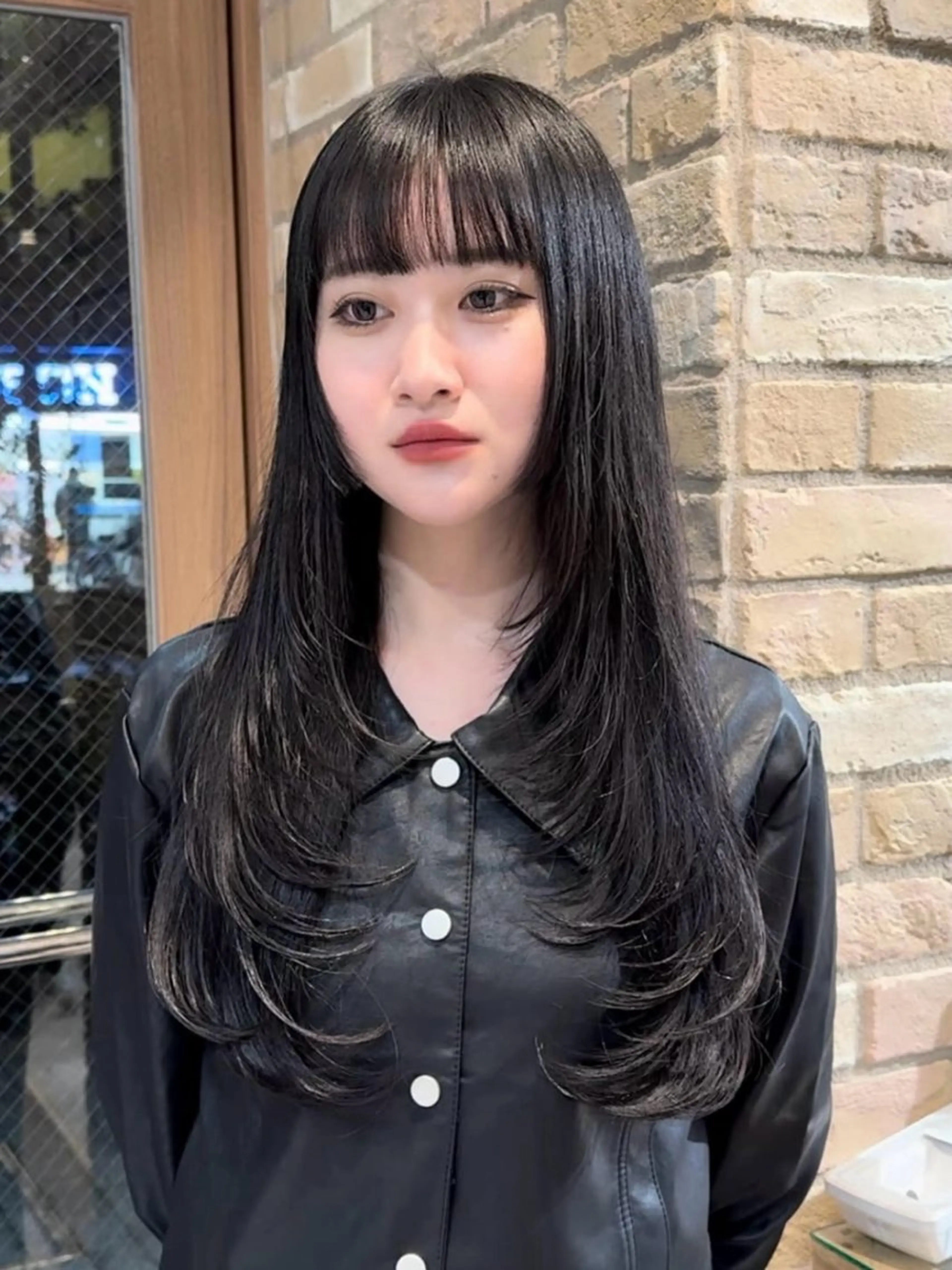 ロング 姫カット レイヤーカット カット ヘアカラー Loom by Sea 新宿所属・Kaede/ブリーチ なし/レイヤー🤍のヘアスタイル