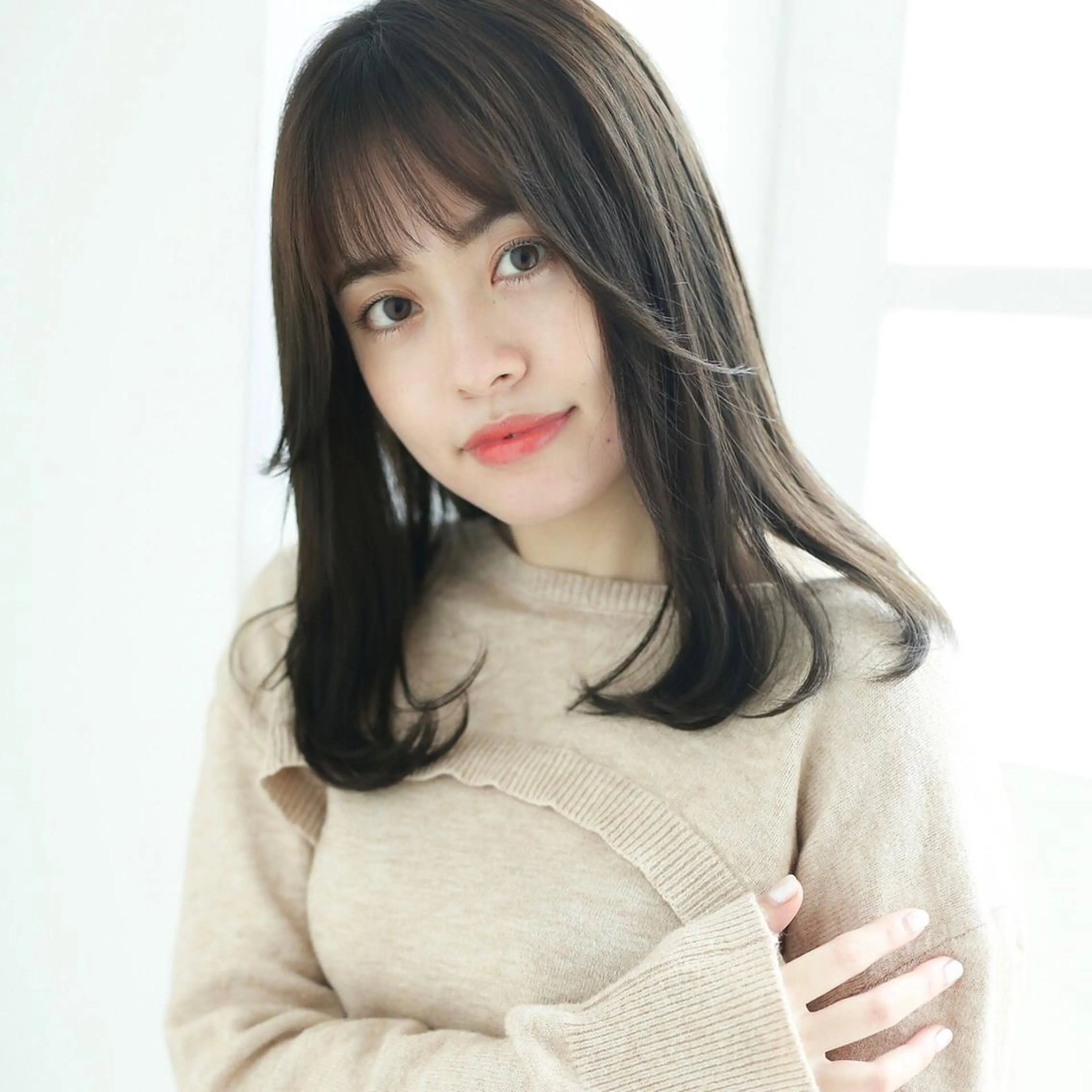 ミディアム パーマ DAICHI inity心斎橋のヘアスタイル