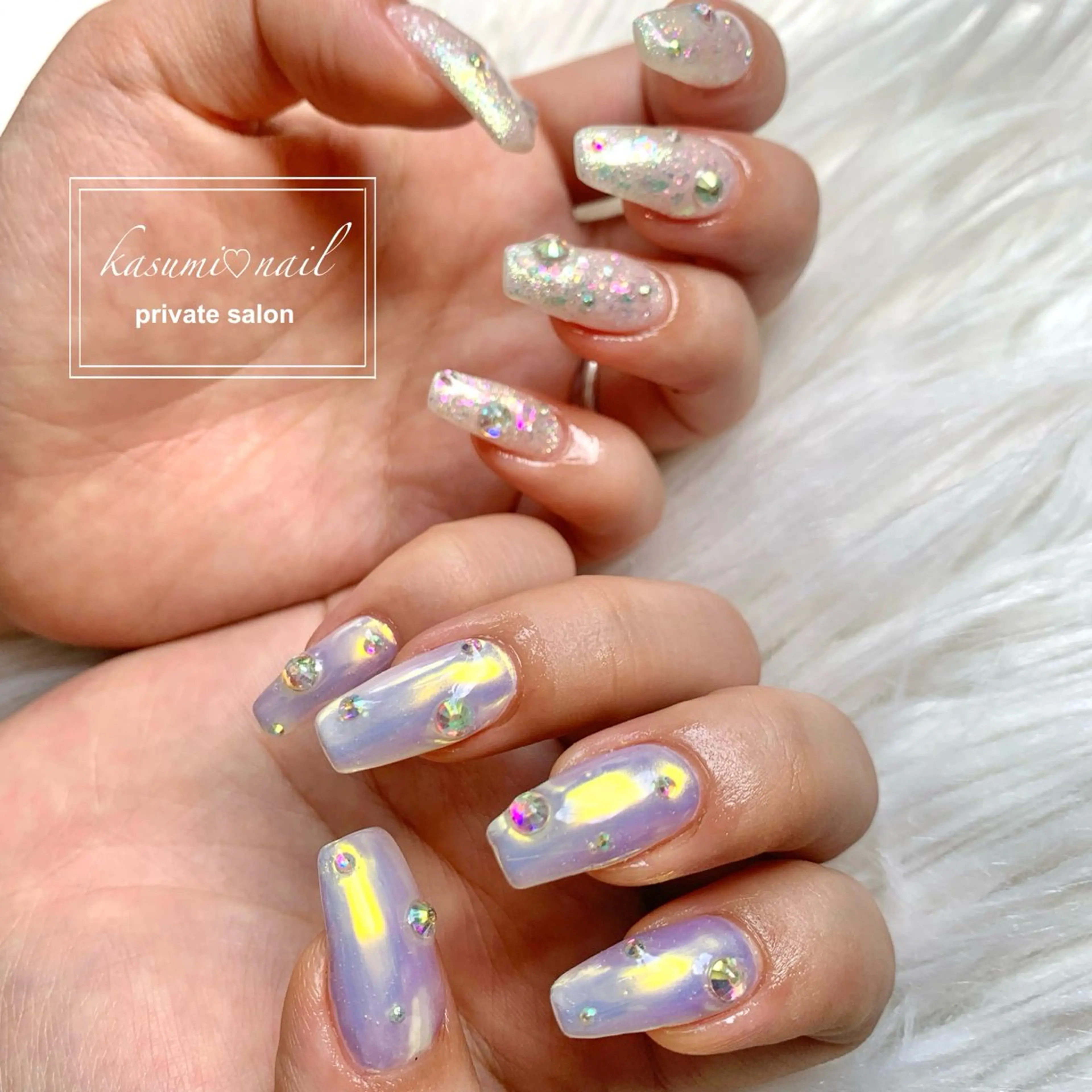 ネイル 大理石ネイル(マーブル) ニュアンスネイル KASUMI♡ Nailのネイルデザイン