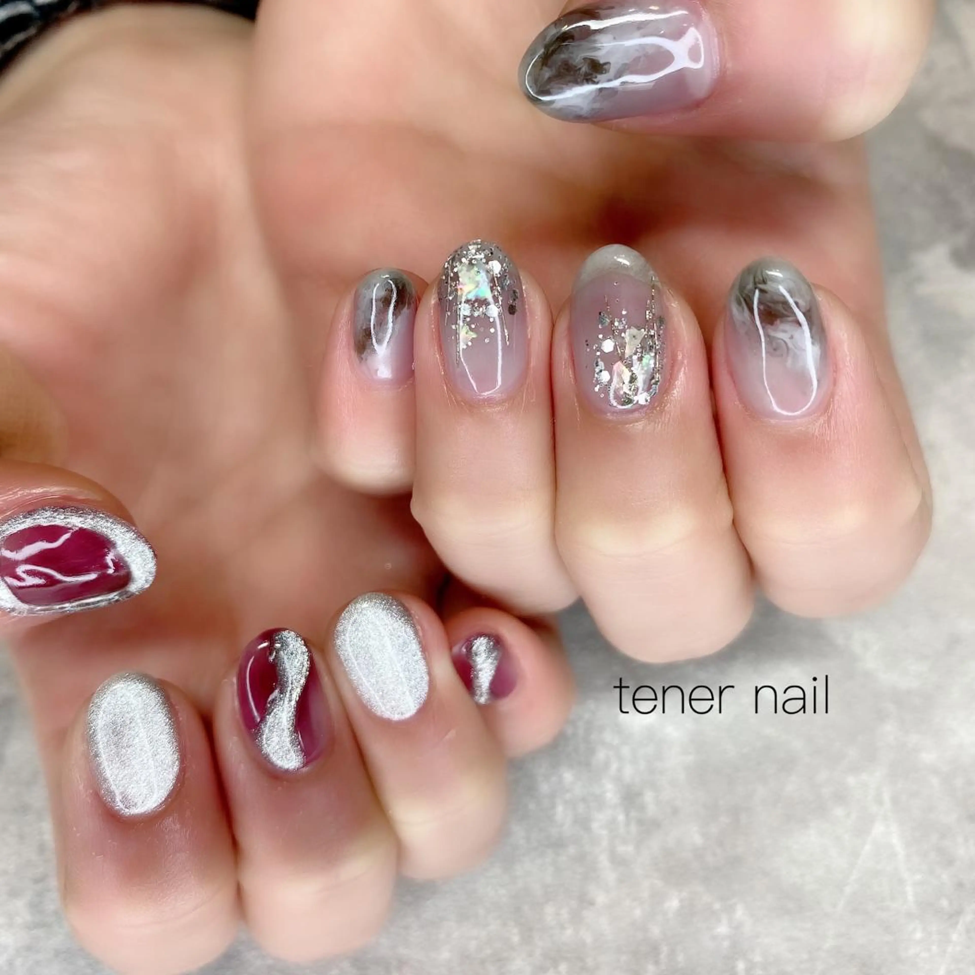 ネイル ニュアンスネイル テネルネイル tener nailのネイルデザイン