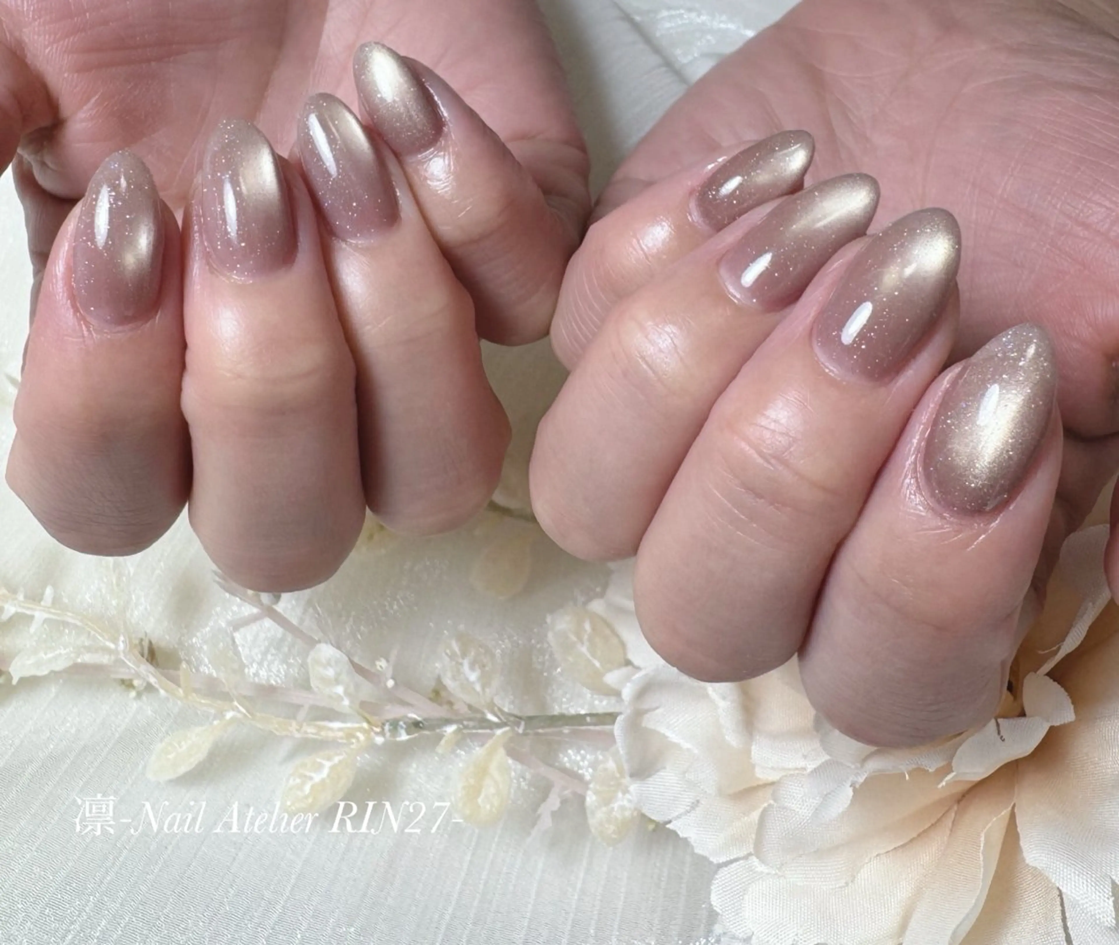 ネイル フラッシュネイル フラッシュマグ ハンドネイル ハンドケア 立川 紋歌のネイルデザイン