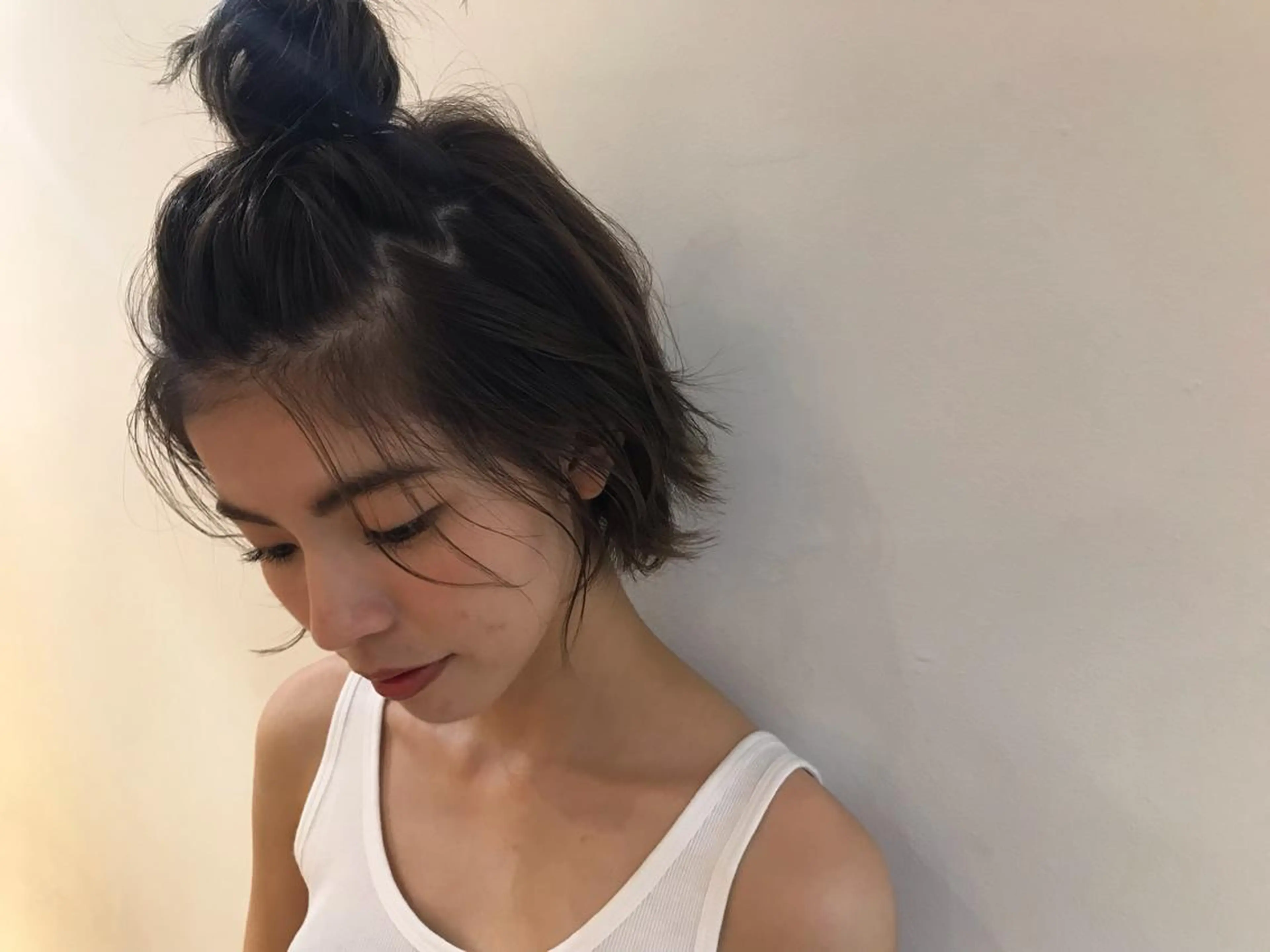 ショート ヒロミ/アレンジ/ アンニュイ/透け感のヘアスタイル