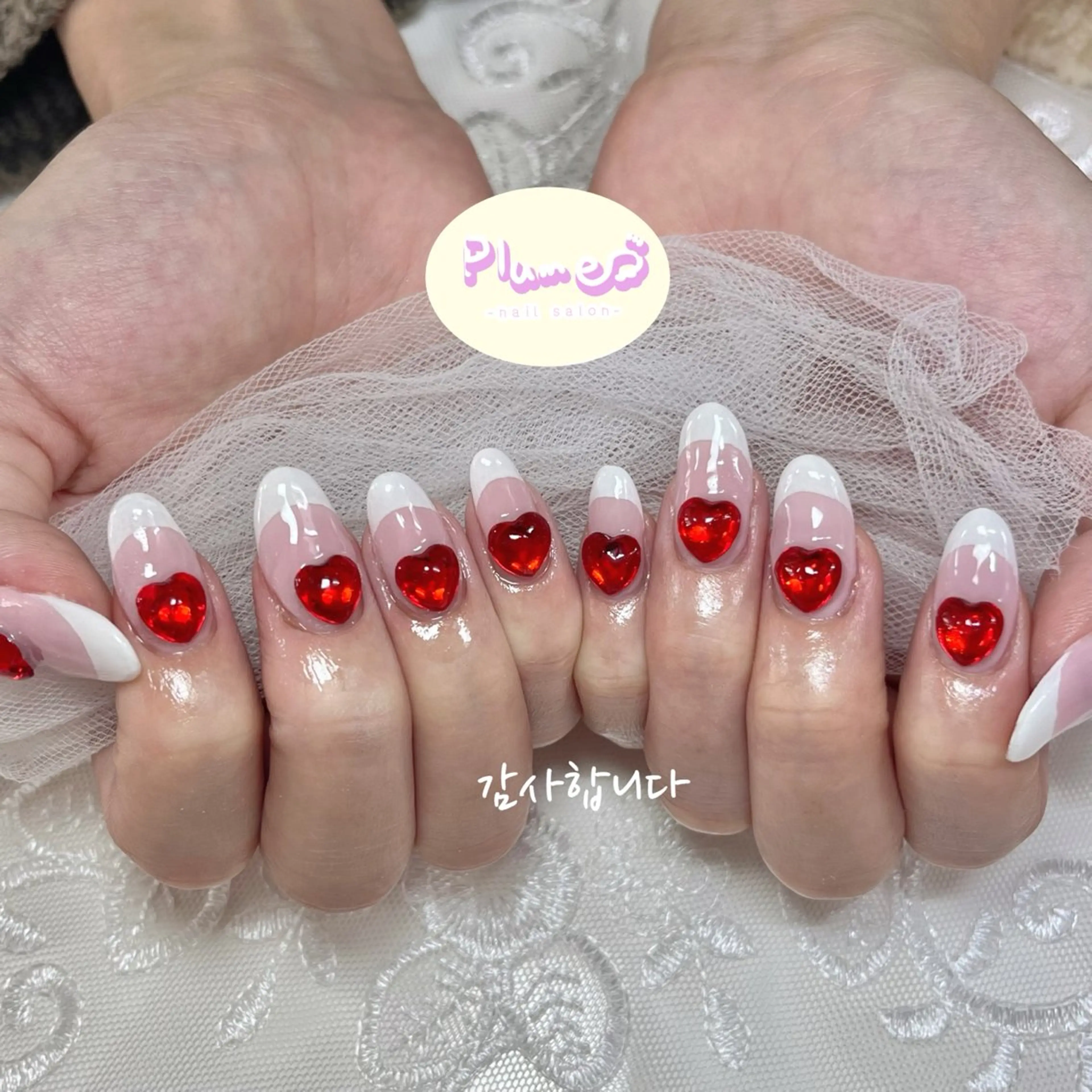 ネイル ハンドネイル plume nail ☆韓国ネイルのネイルデザイン