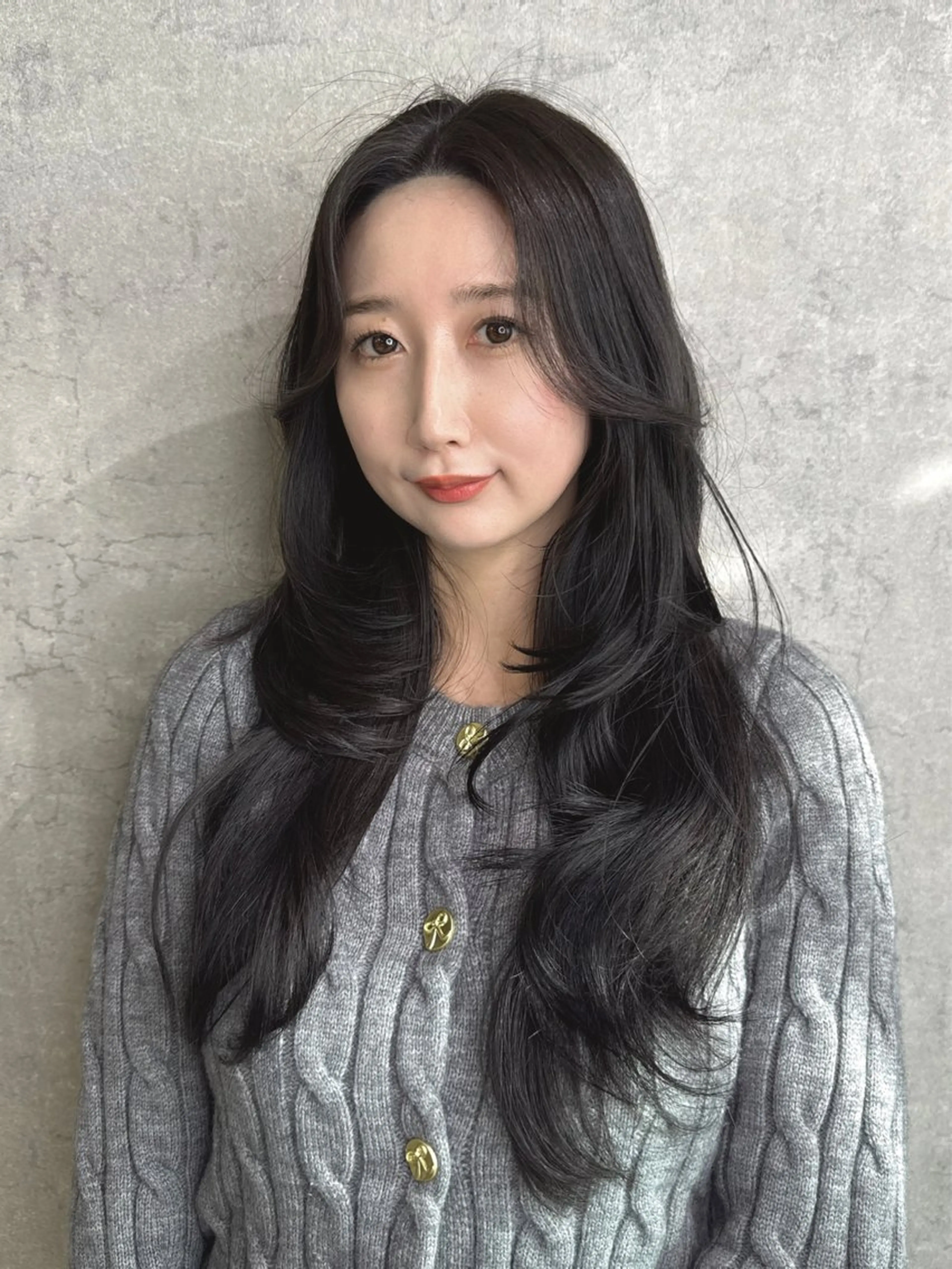 ロング トレンド韓国レイヤー 🇰🇷のんのヘアスタイル