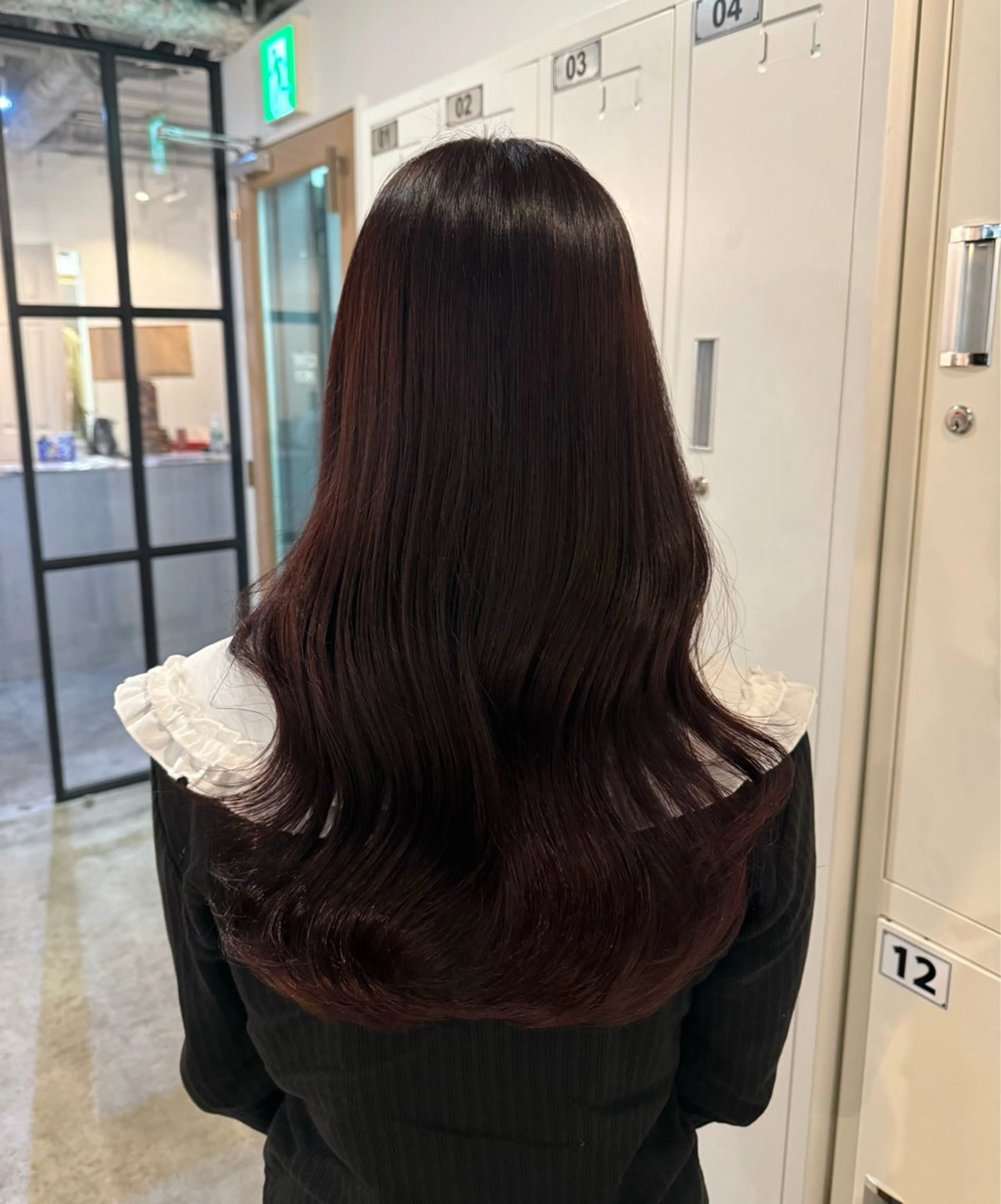 カラー ラベンダーカラー ピンクカラー ピンクラベンダー ヘアカラー 小西 美優のヘアスタイル