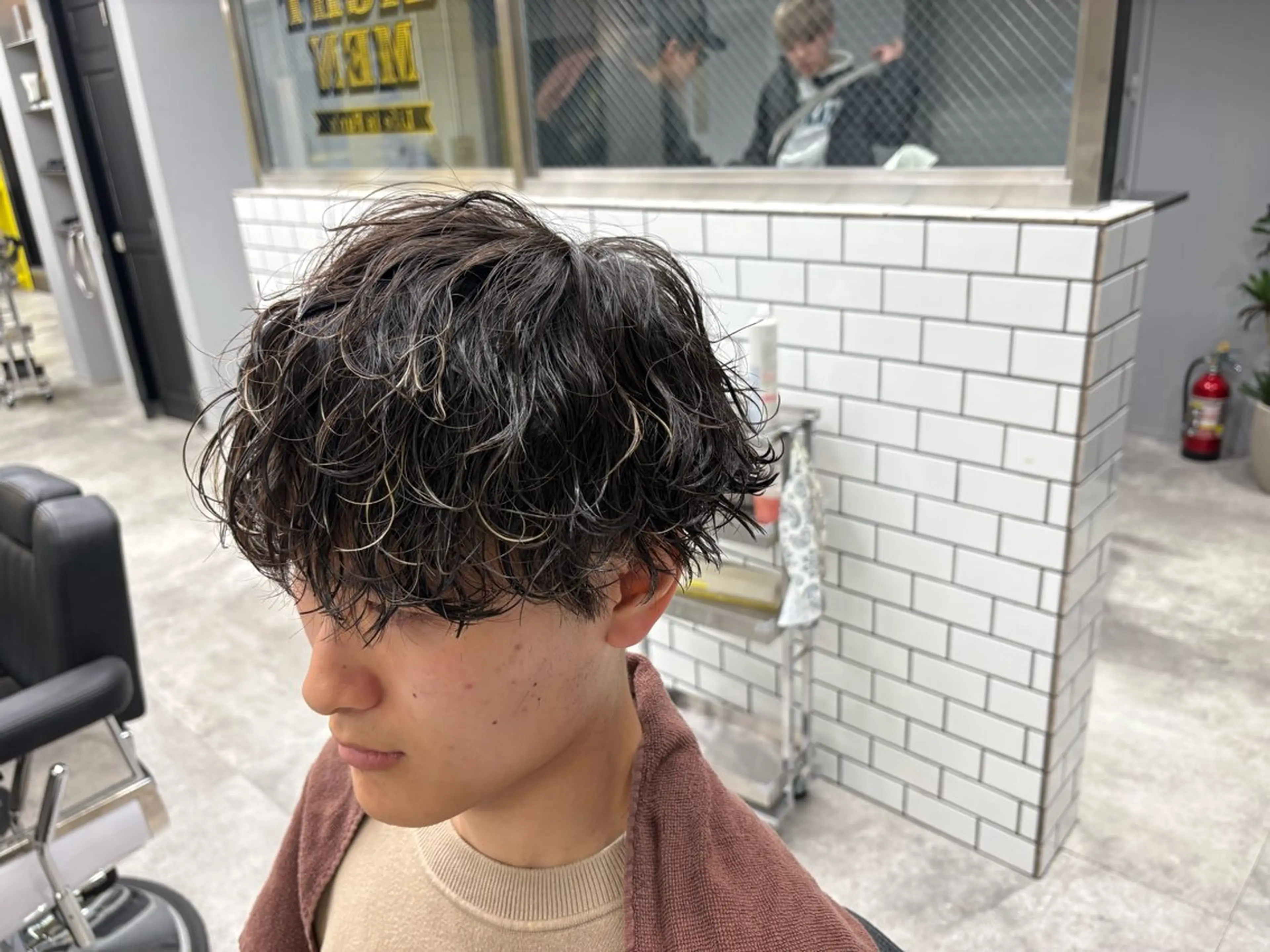 パーマ メンズ 池袋メンズ専門💣 玉造利樹のヘアスタイル