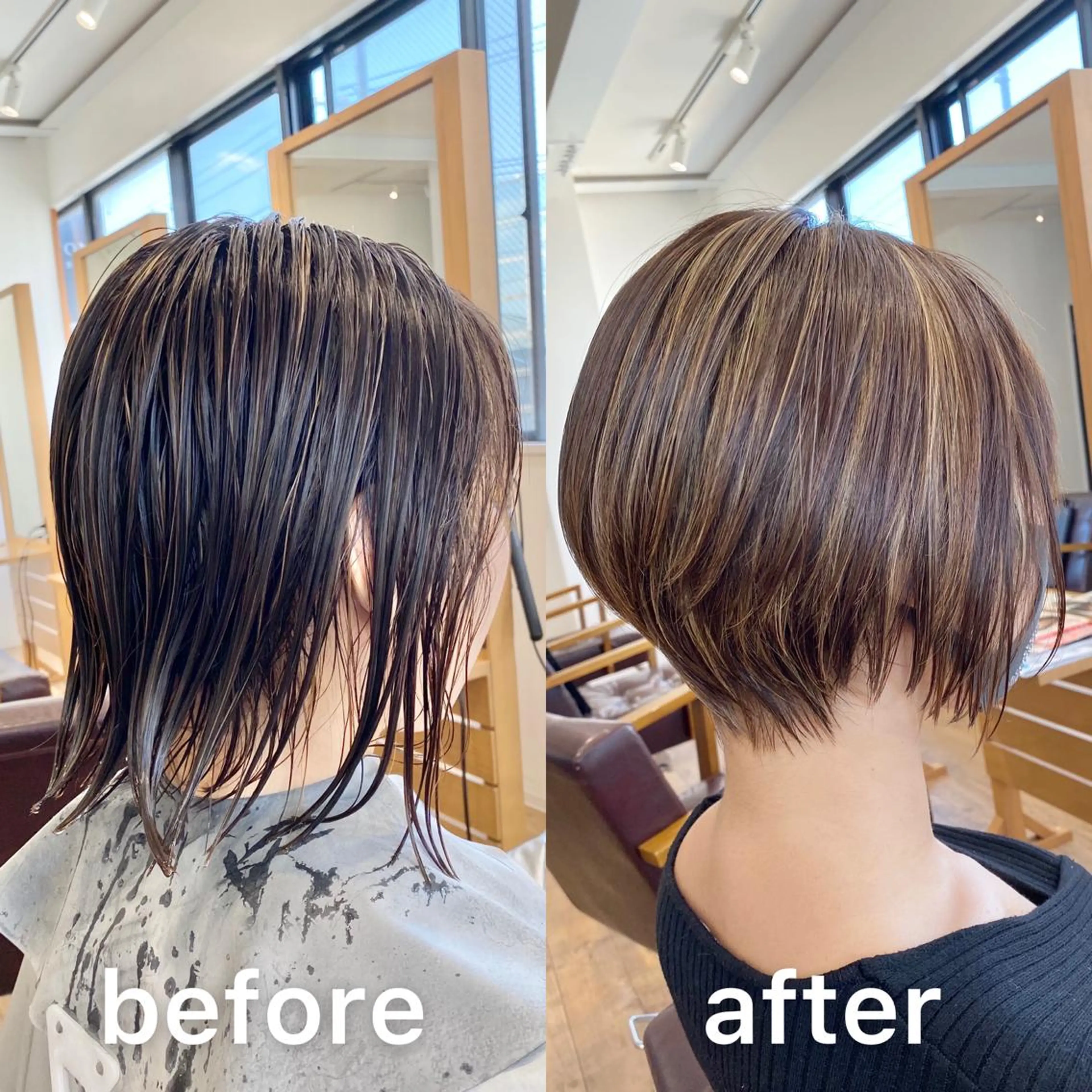 ショート ボブ エクステ 髪質改善 ショートヘア 小顔カット 髪質改善特化KIZU /艶髪研究（京都）のヘアスタイル