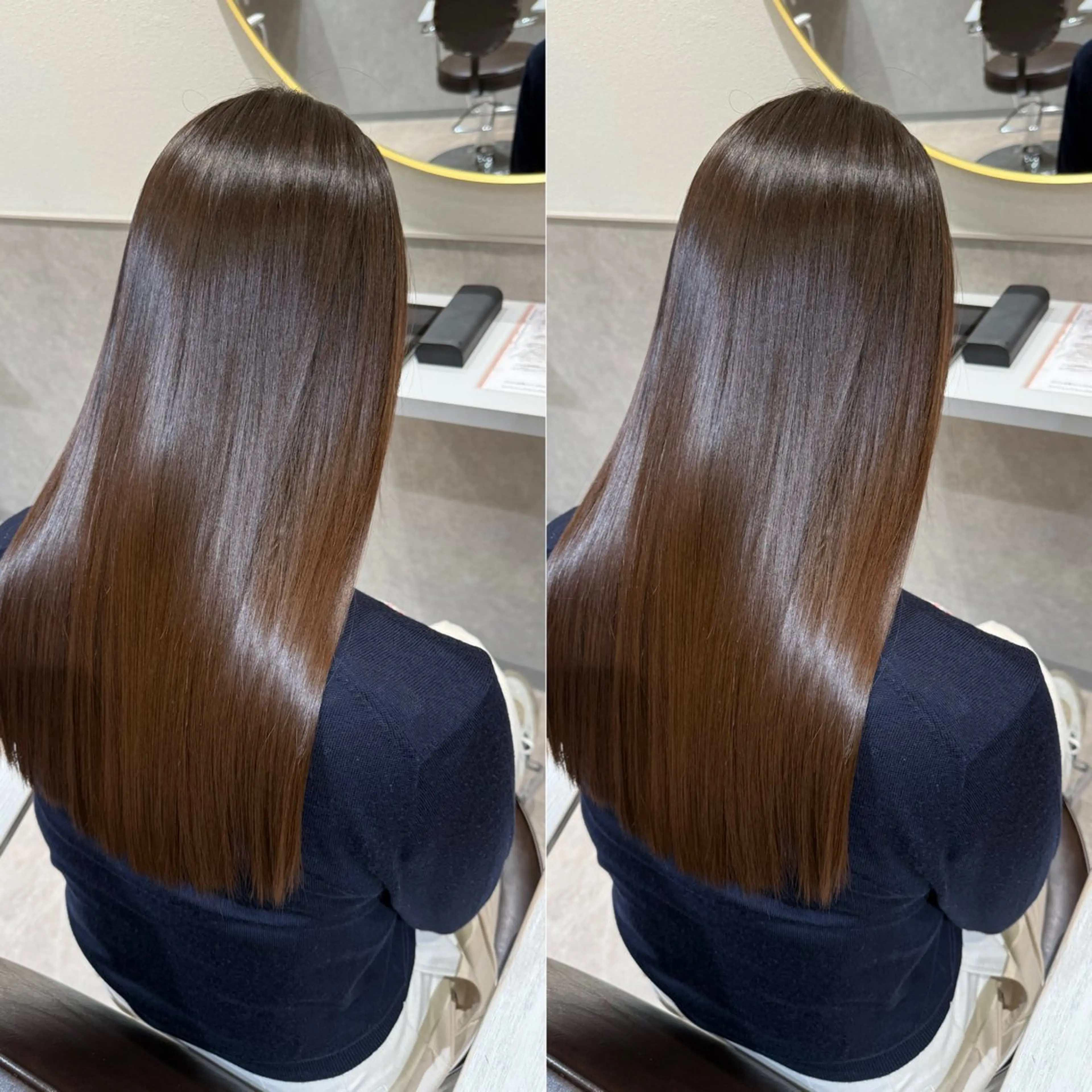 セミロング カラー ヘアカラー トリートメント 髪質改善カラー/銀座 /縮毛矯正/森田のヘアスタイル