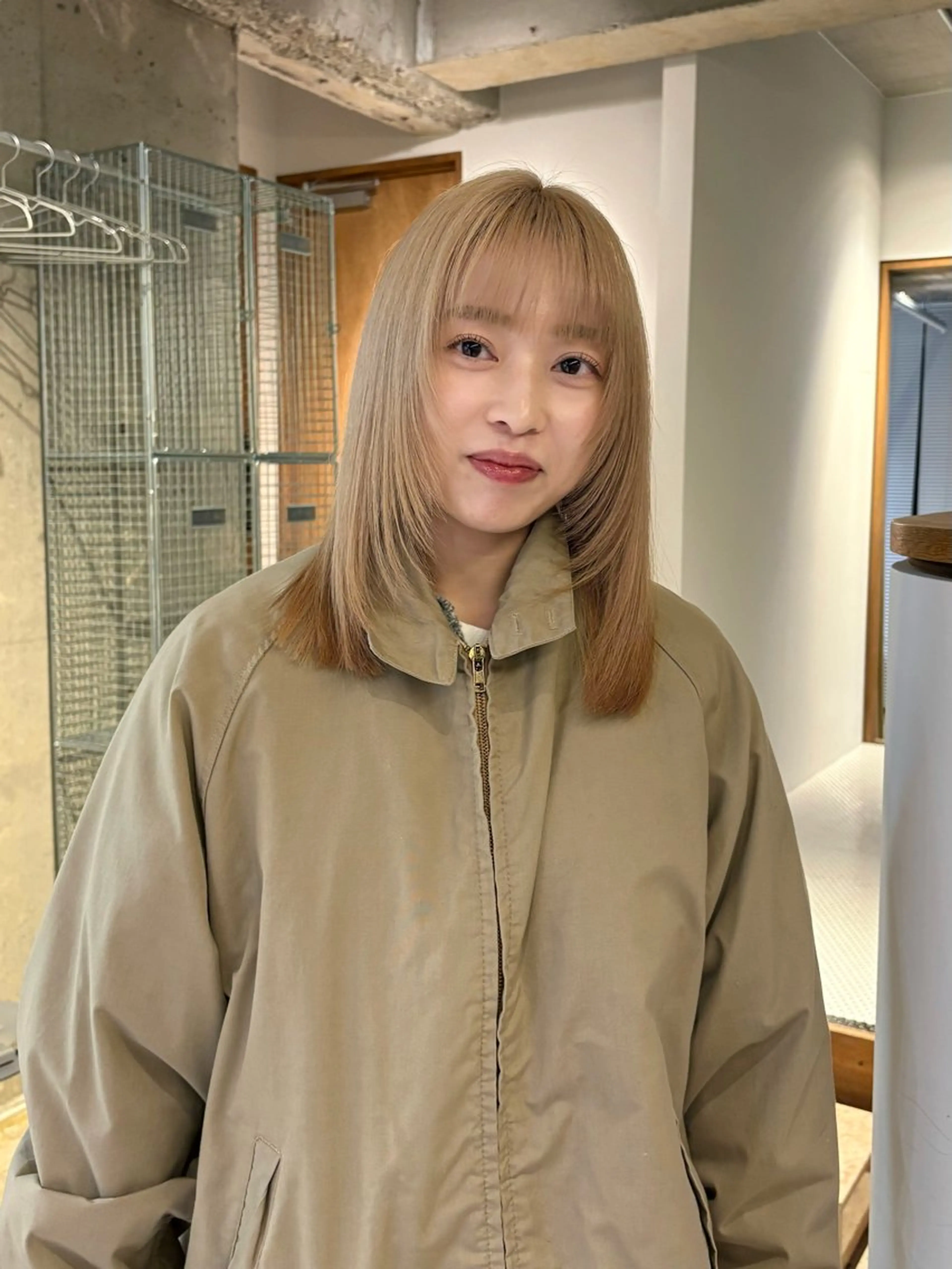 ミディアム カラー ベージュカラー ヘアカラー 名駅/透明感カラー /masaki⠀のヘアスタイル