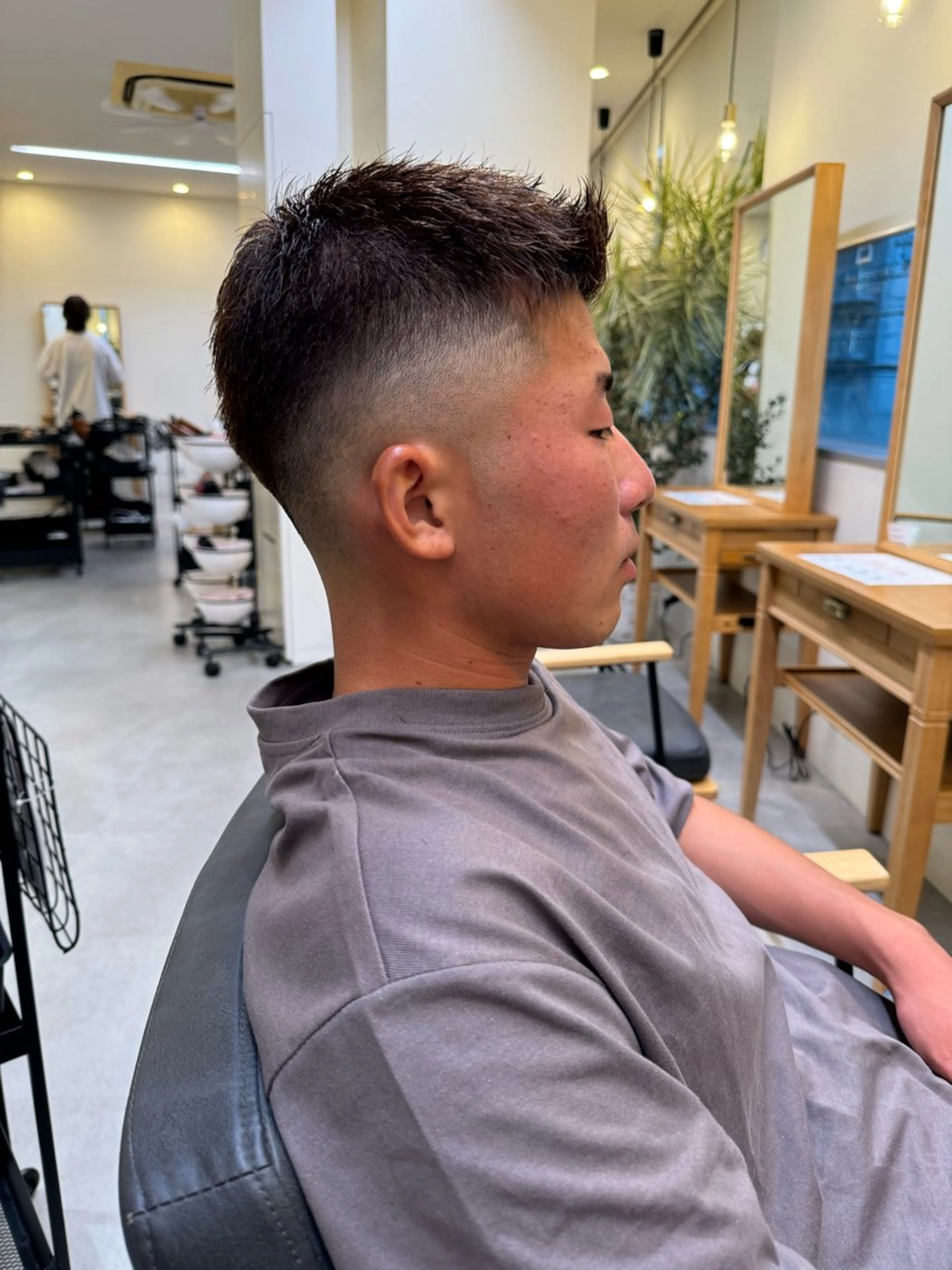 メンズ フェードカット 城下 颯世のヘアスタイル