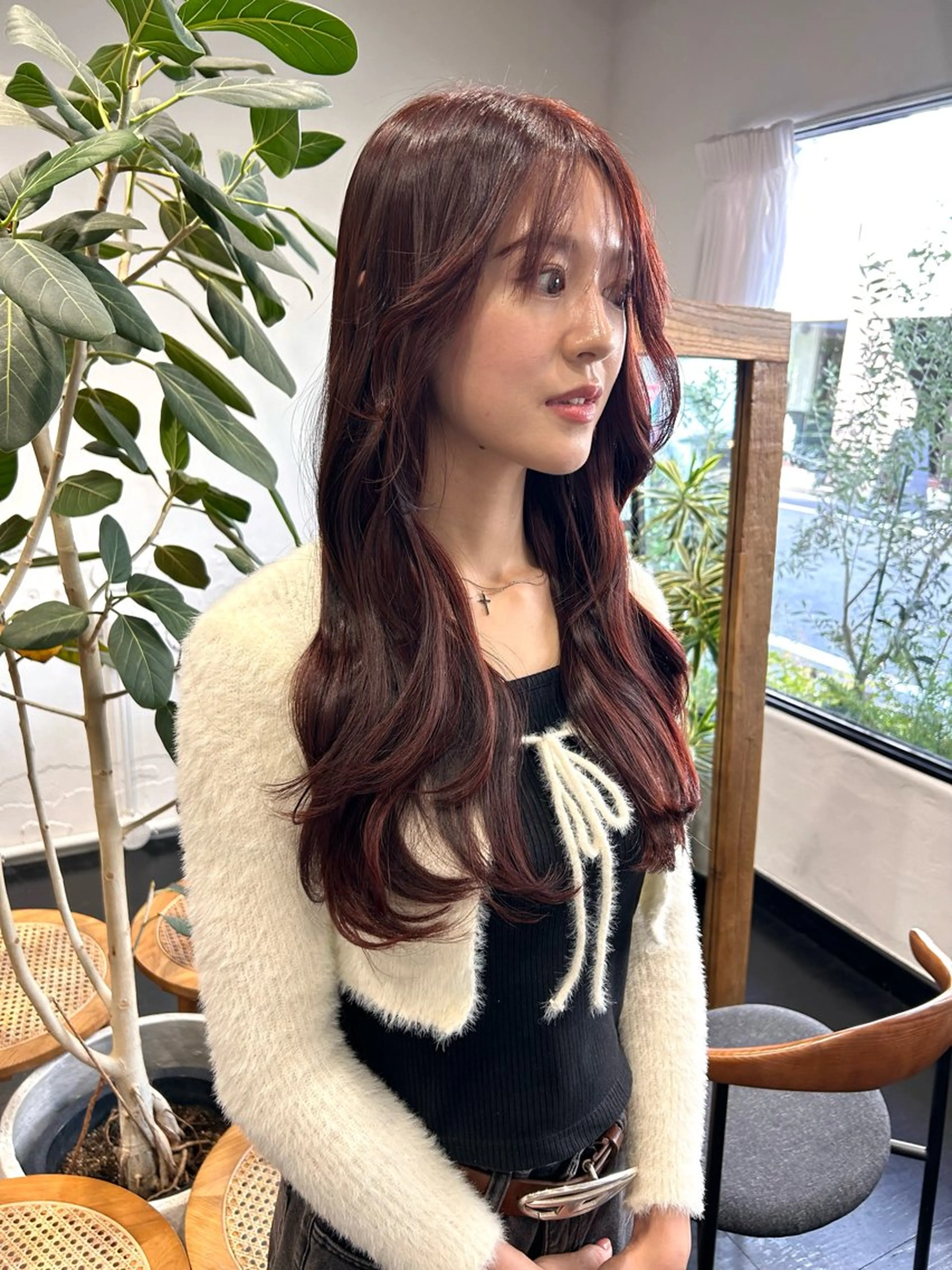 ロング 木村 あかりのヘアスタイル