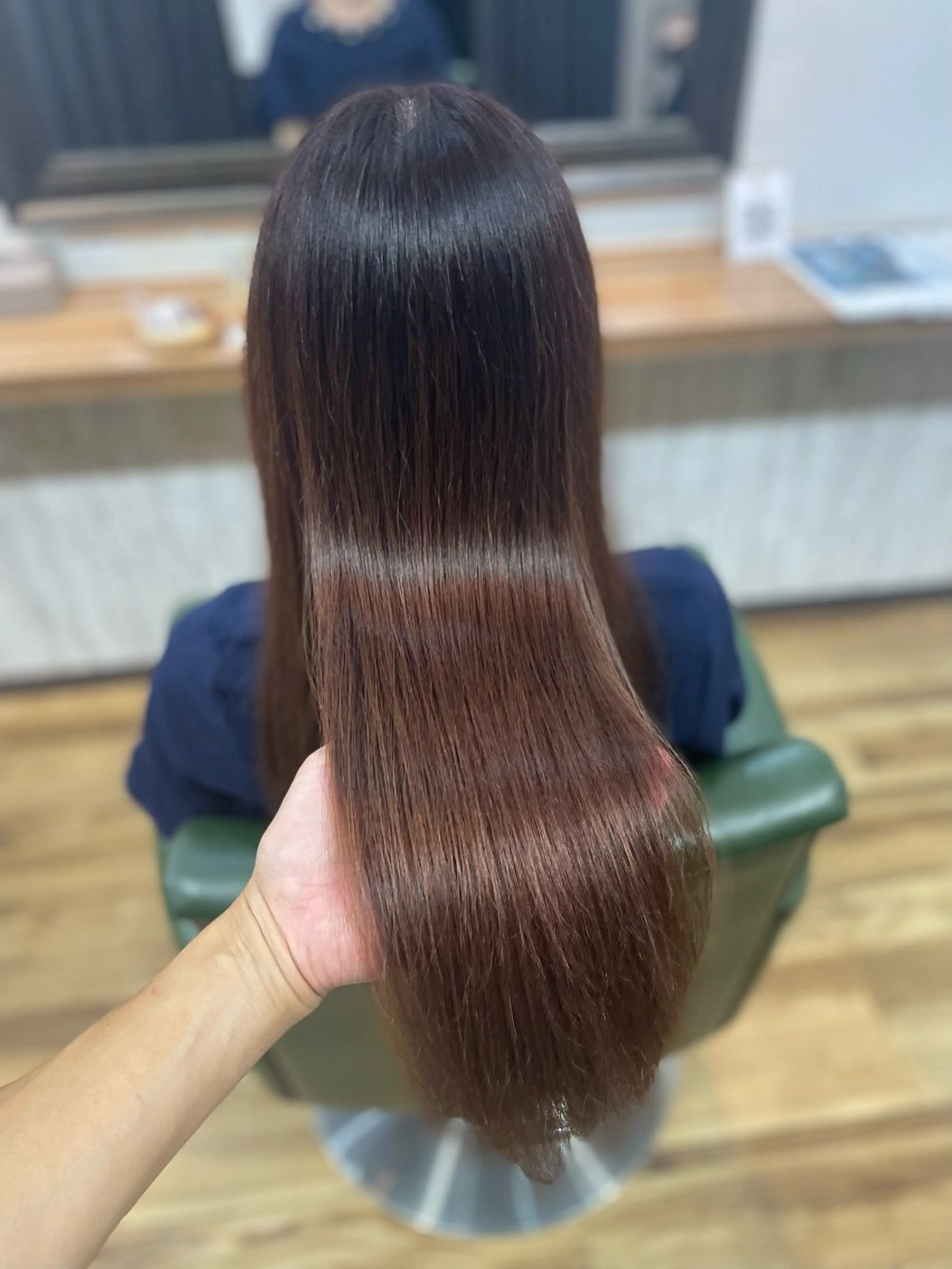 カット＋ストレート＋カラー✨✨🩵の写真