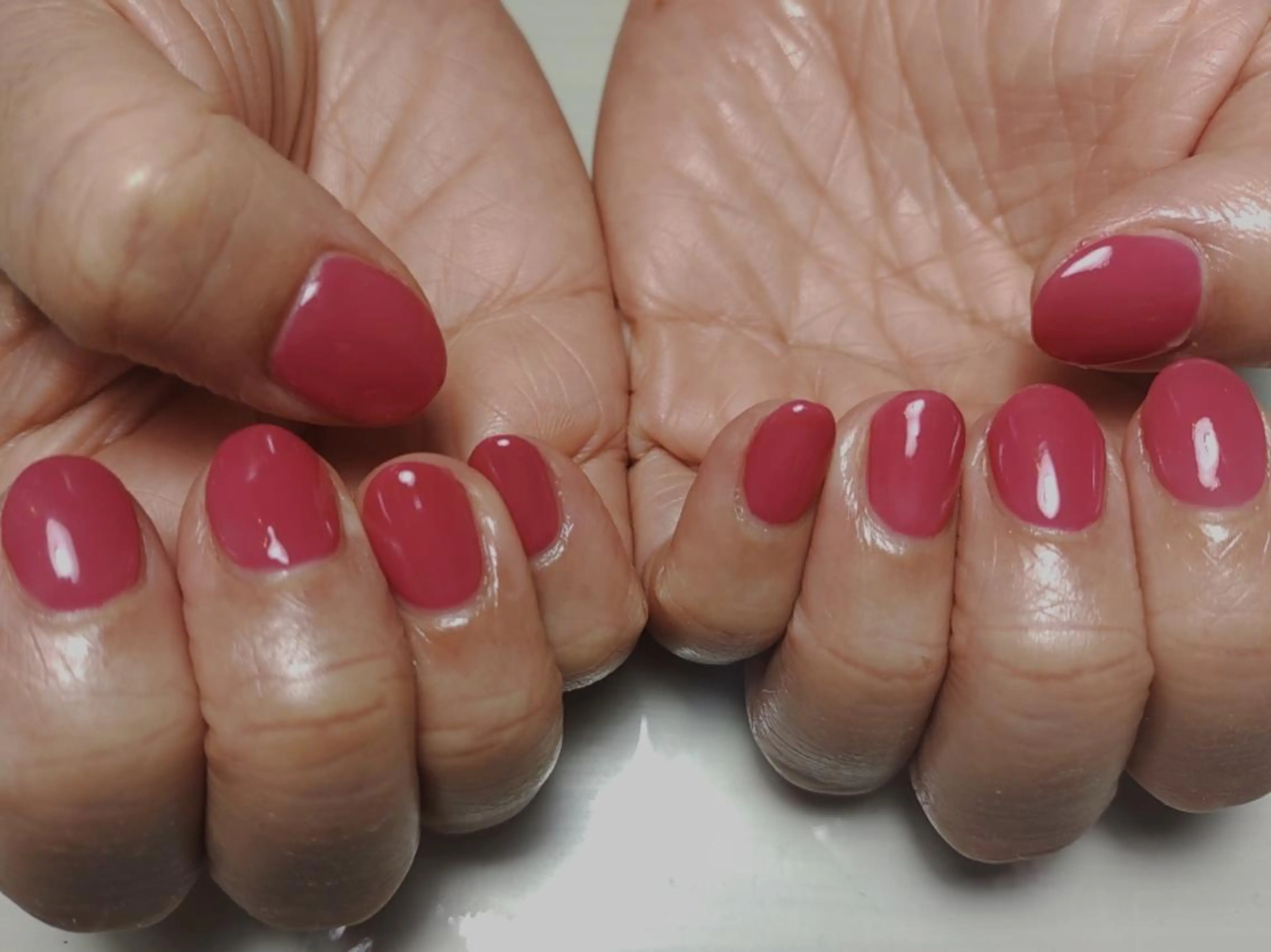 ワンカラーネイル🏵️の写真