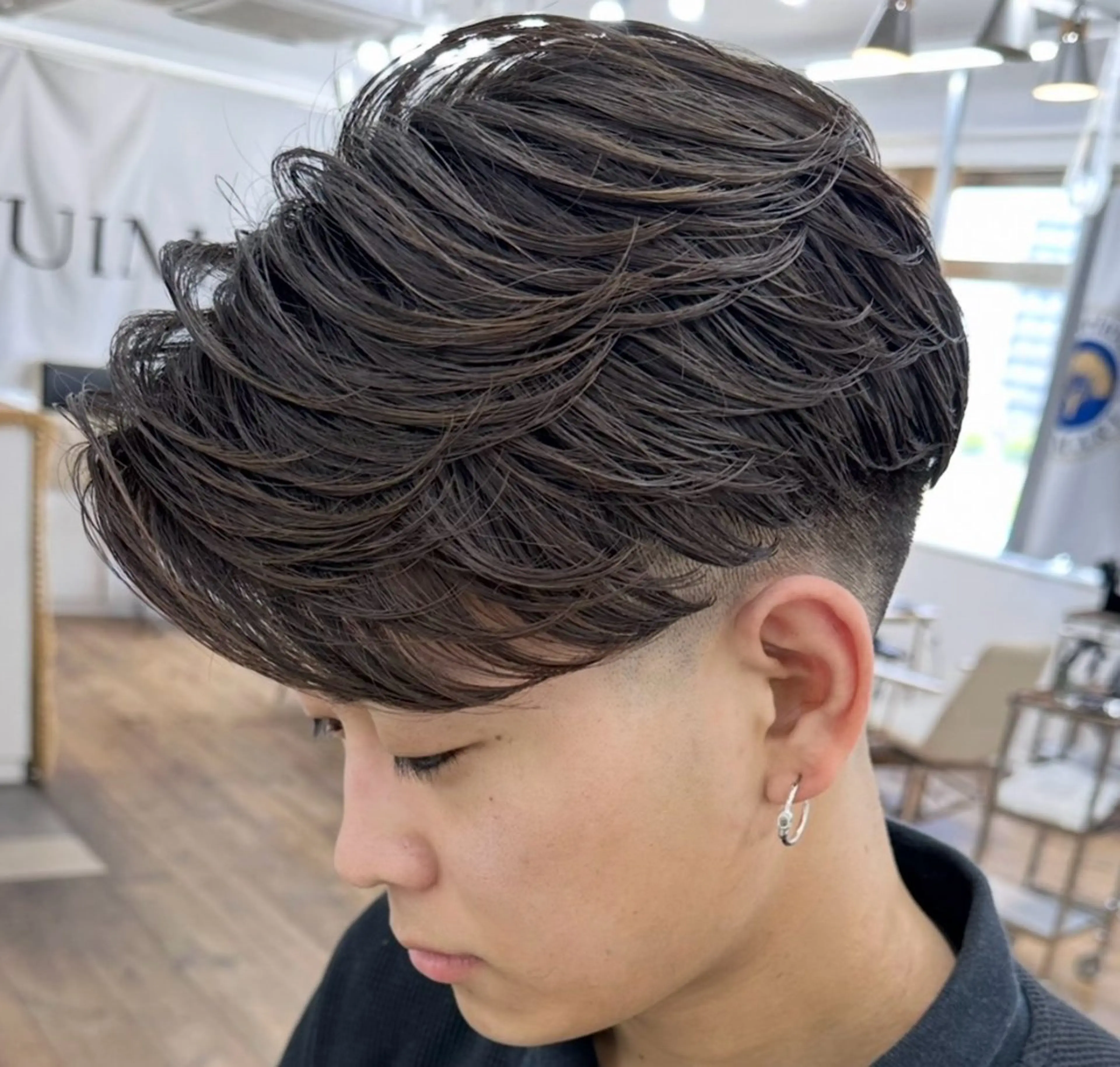 ショート カラー パーマ メンズ カット ヘアカラー パーマ メンズ特化✂️ 小枝 優生のヘアスタイル