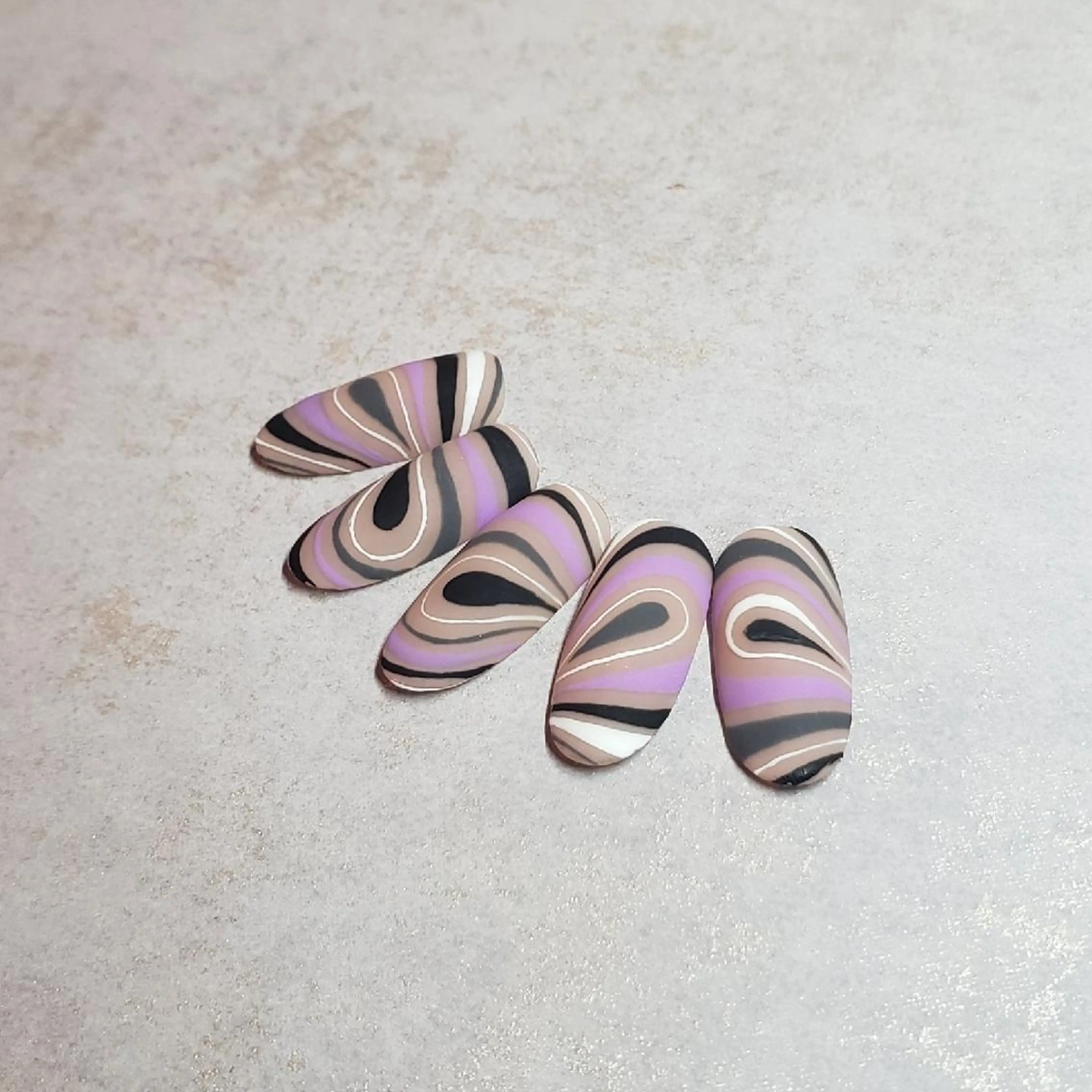 ネイル アートネイル ジェルネイル 大理石ネイル(マーブル) パラジェル Nail Allureのネイルデザイン