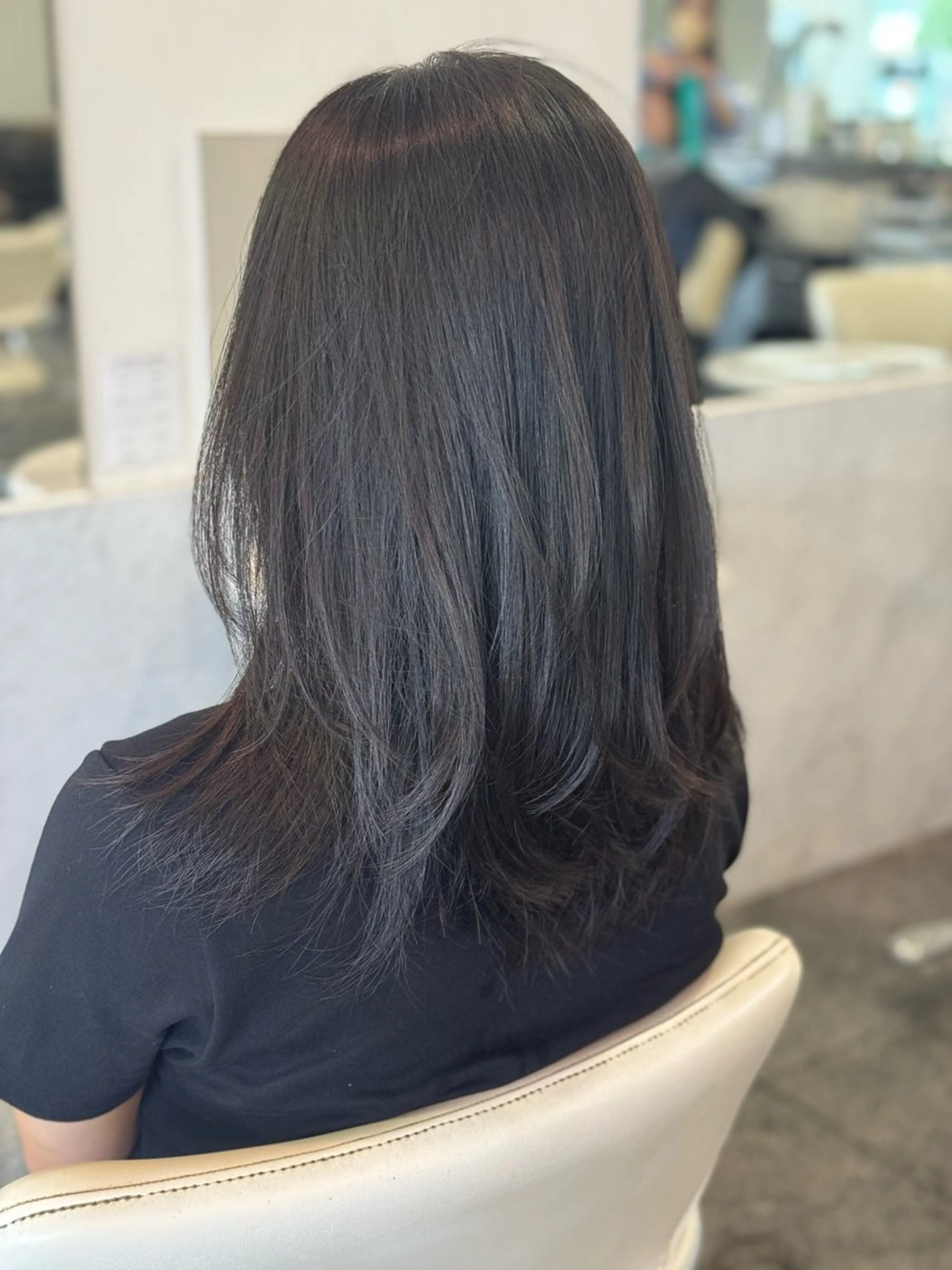 セミロング レイヤーカット 🫧ヒシダアキ taboo.i🫧のヘアスタイル