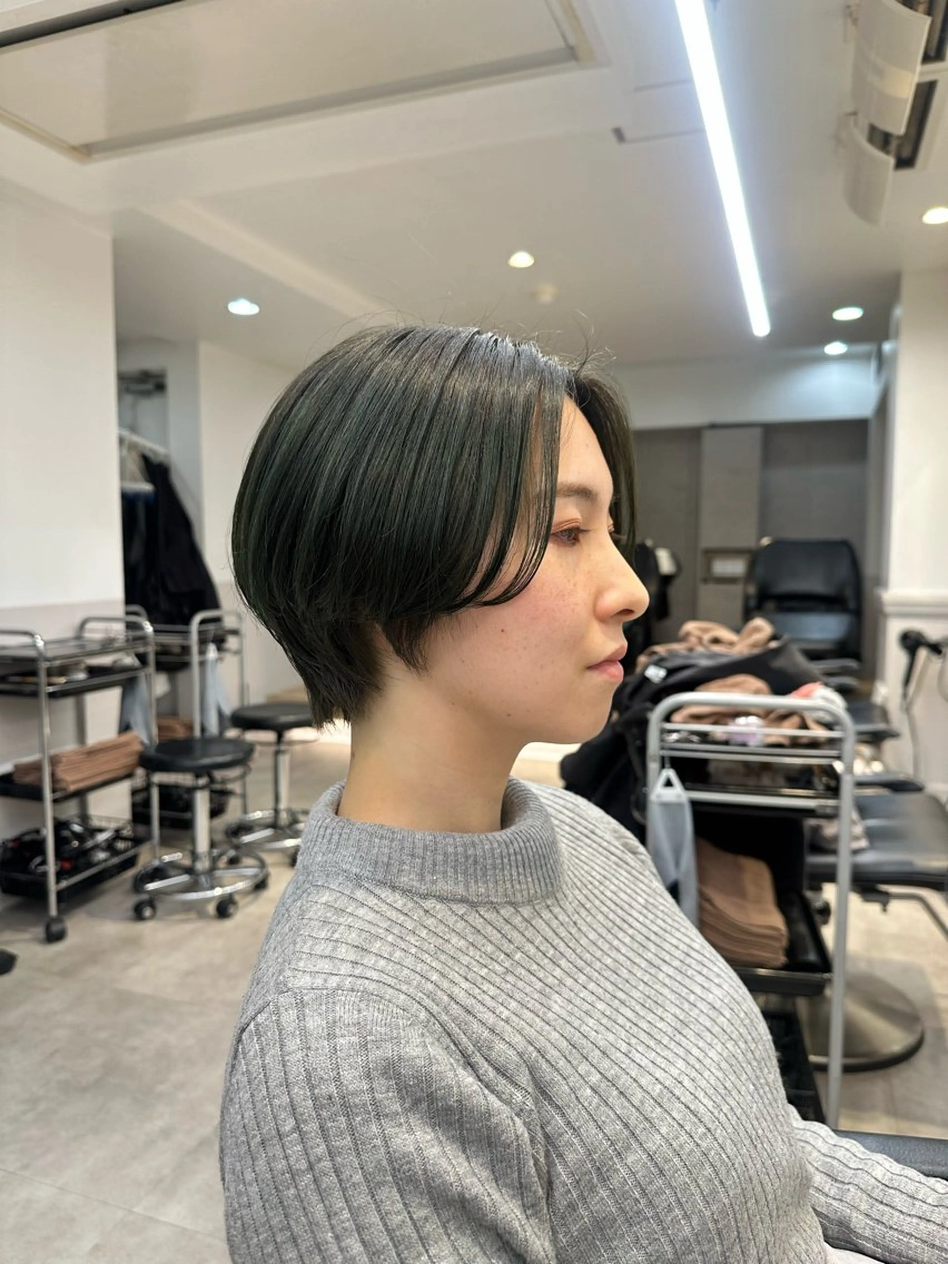 ショート カット ヘアカラー トリートメント あいこ/ハンサムショ ート無料/銀座🌷のヘアスタイル