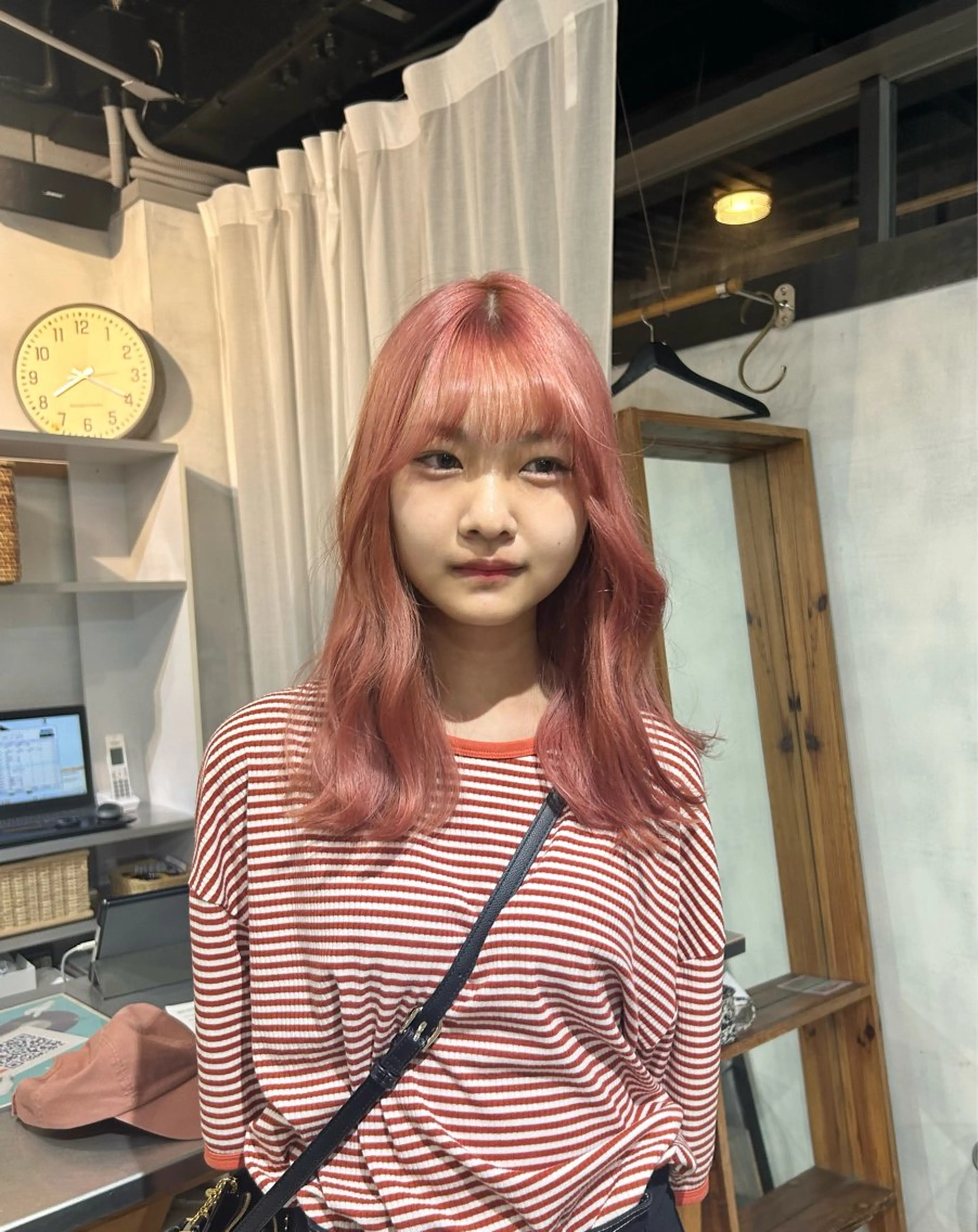 ロング カラー ブリーチ ヘアカラー トリートメント 京都/カラー/松野 翔のヘアスタイル