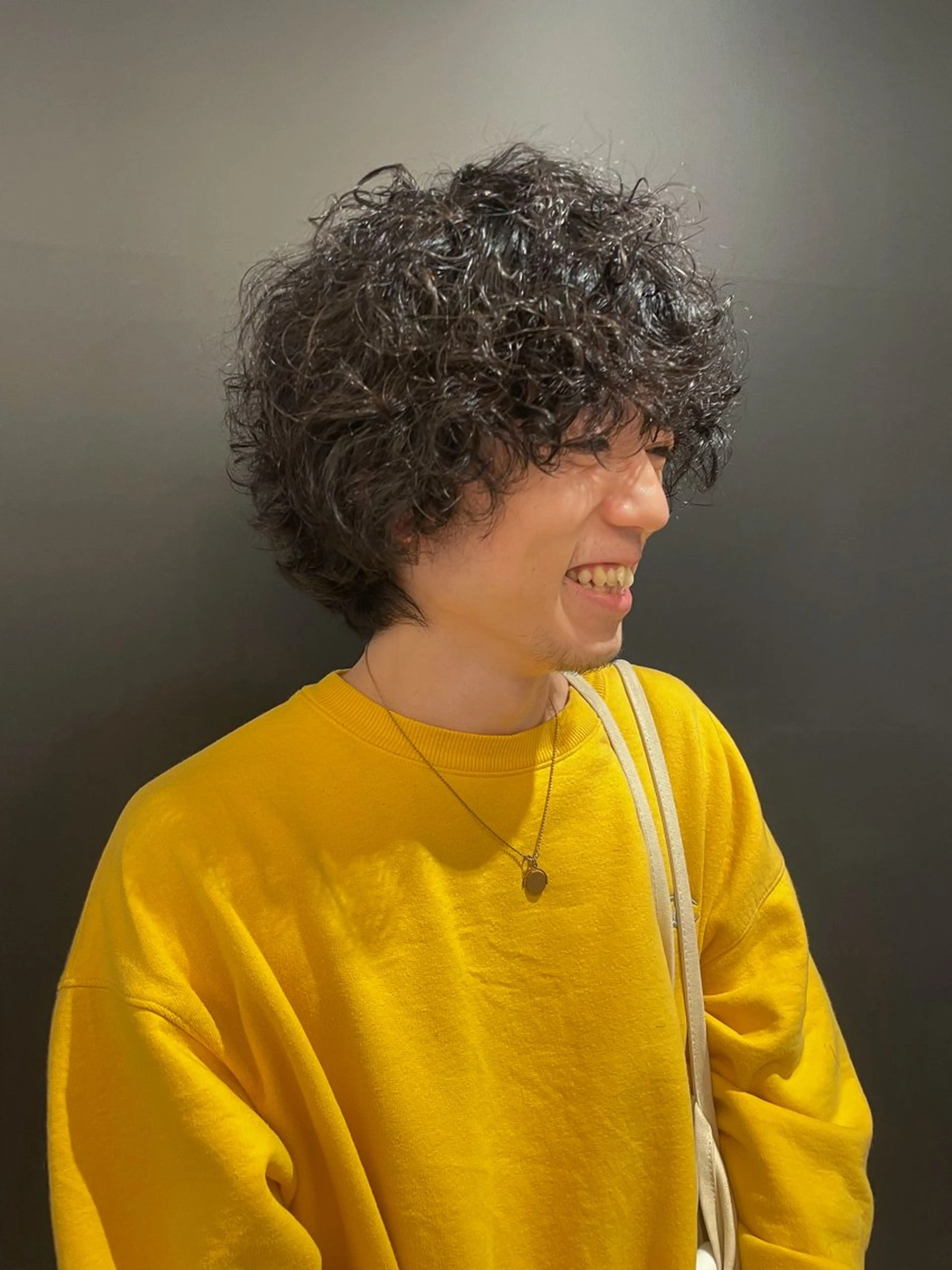 パーマ メンズ カット パーマ 立川/メンズヘア/ 眉スタイリングの眉毛・アイブロウイメージ