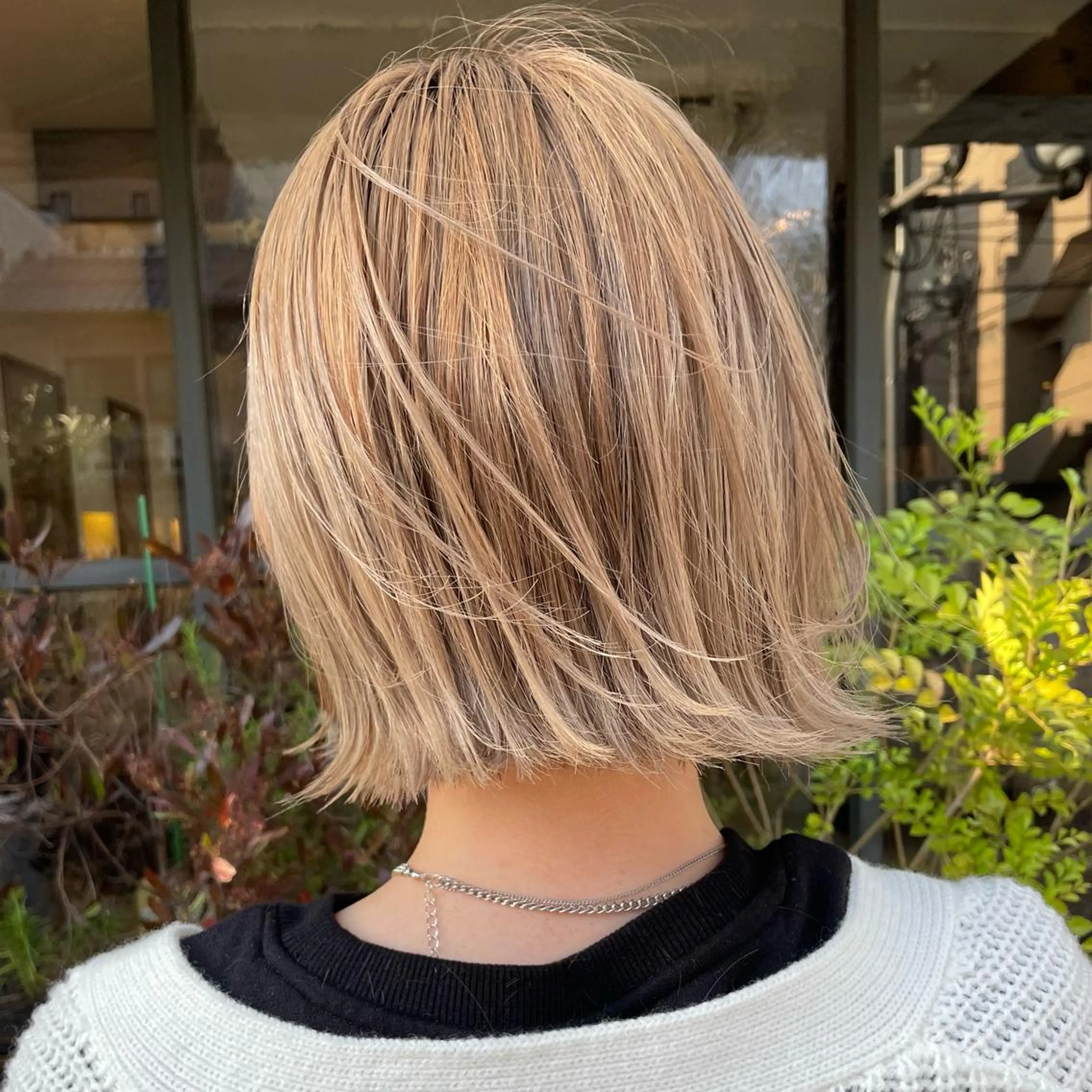 ショート カラー ヘアアレンジ ボブ 外ハネヘア Lico hair 【烏丸丸太町】小西のヘアスタイル