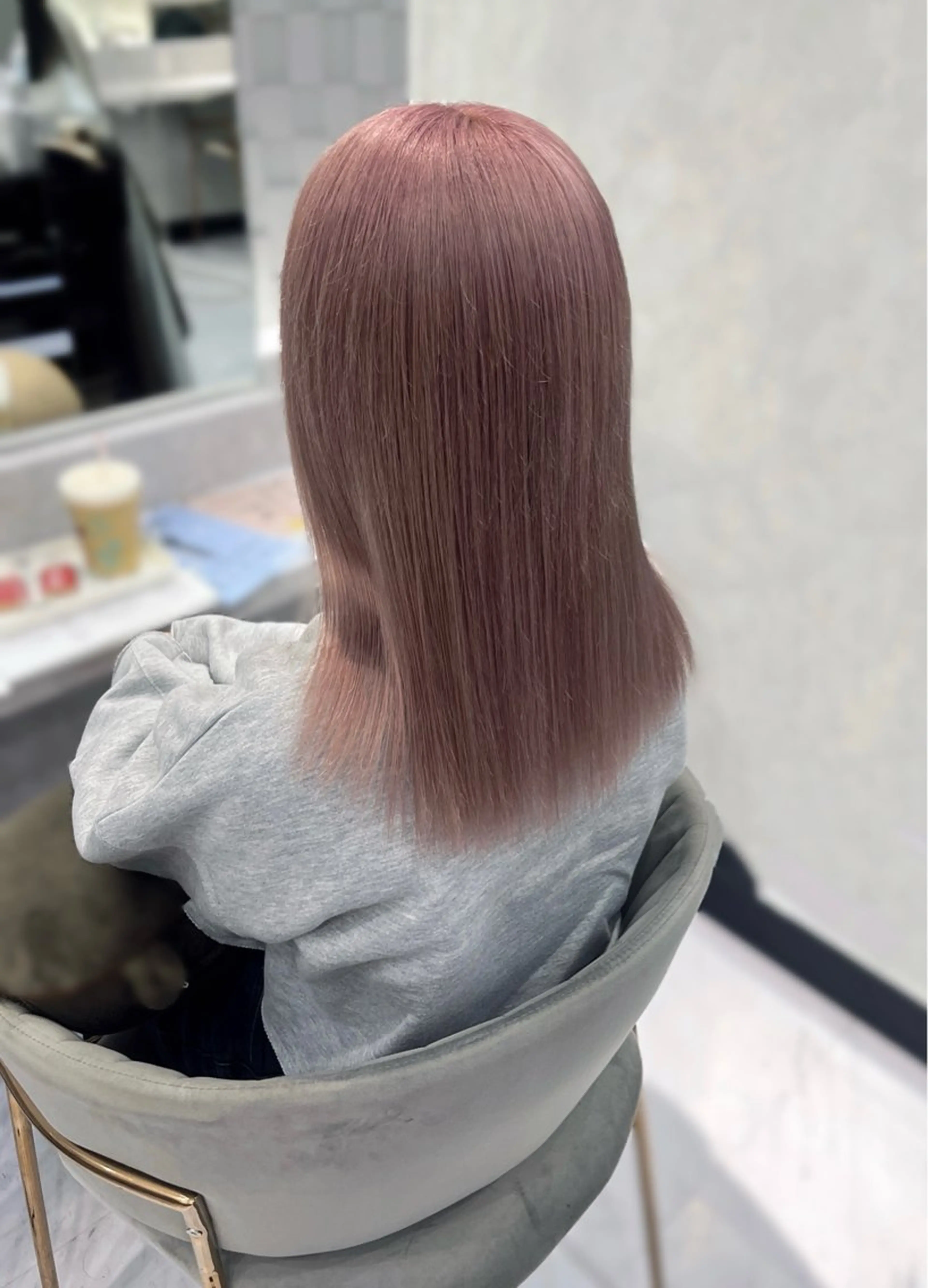 ミディアム karen/韓国ヘア / ブリーチ/透明感のヘアスタイル