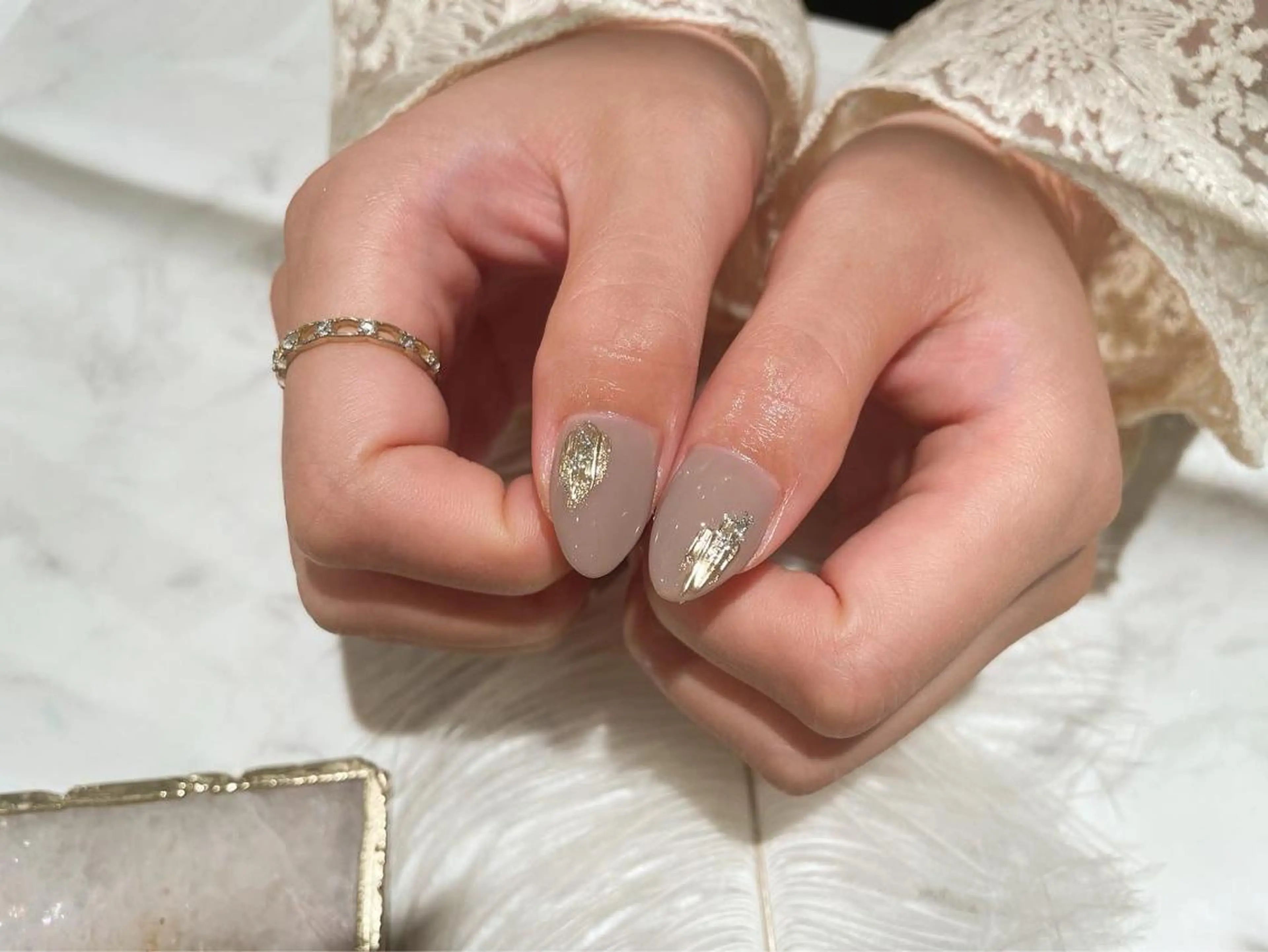 ネイル ニュアンスネイル ハンドネイル Aing nail所属・Aing nail 澤瀬のネイルデザイン