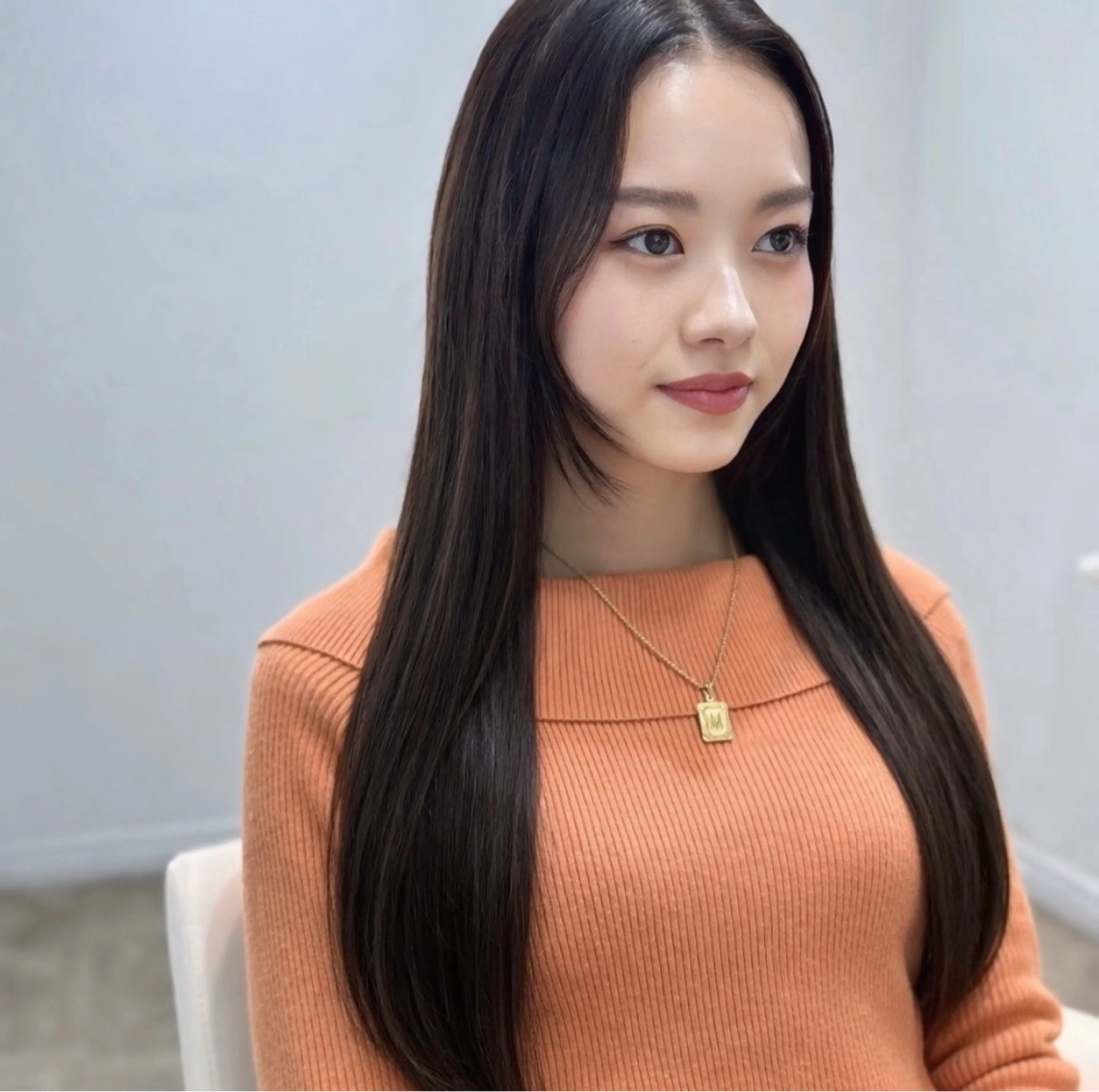 【韓国主流のUチップエクステ】顔出し撮影モデル価格100本¥29,800の写真