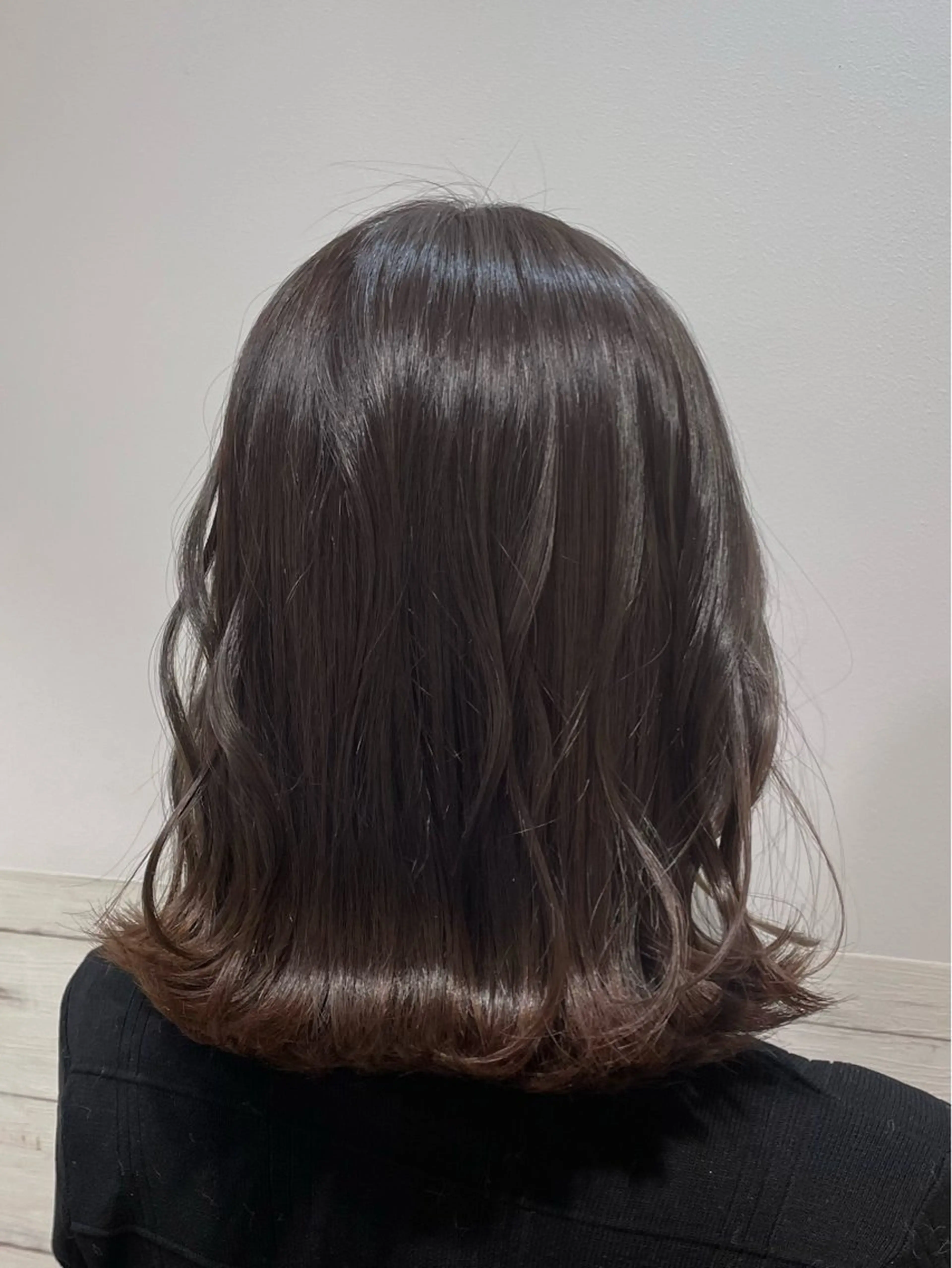 ミディアム カラー 透明感カラー グレージュ カット ヘアカラー トリートメント 髪質改善✨Zina浦 安/個室🌈YUKIのヘアスタイル