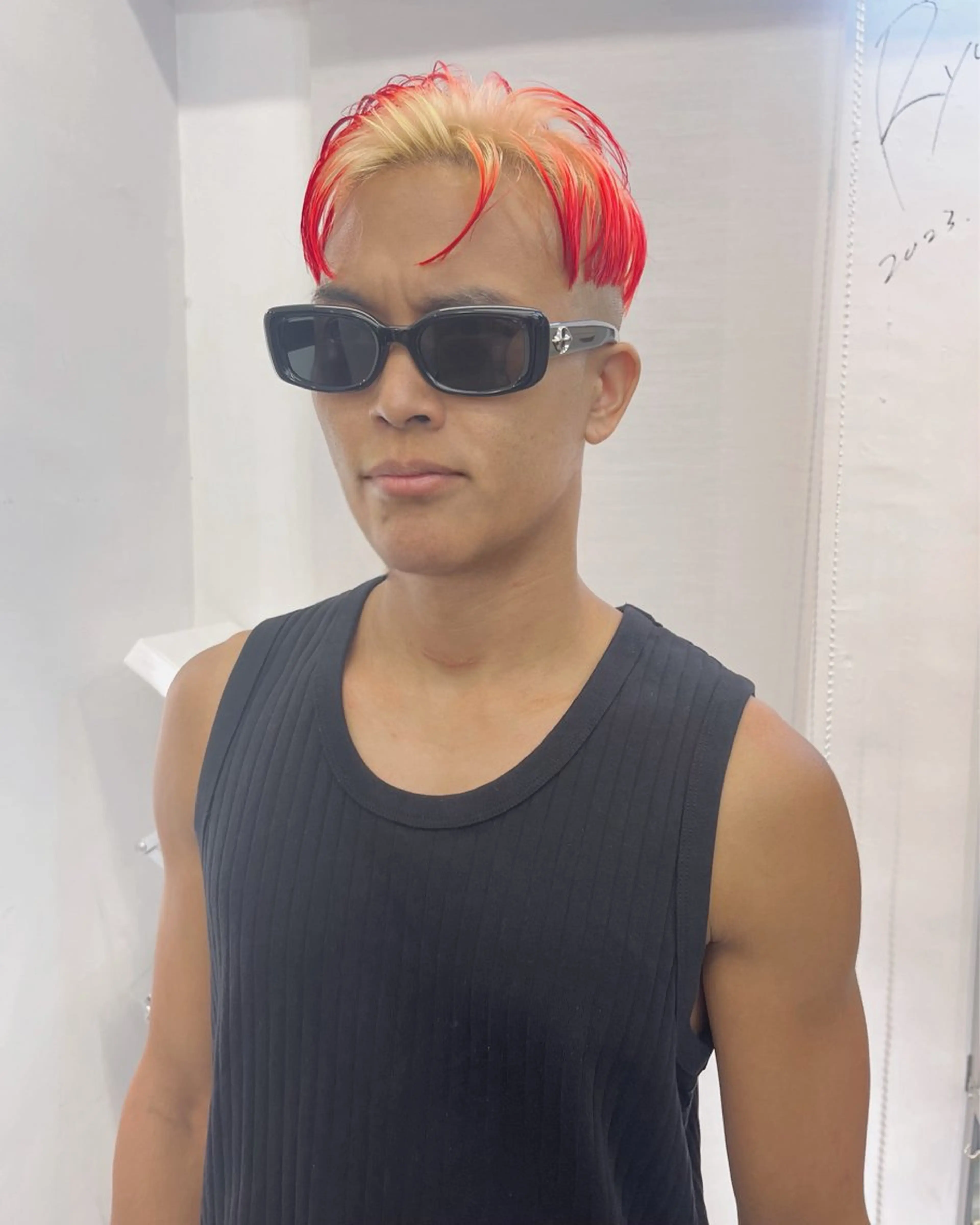 ショート カラー メンズ カット ヘアカラー Nakano Hajimeのヘアスタイル