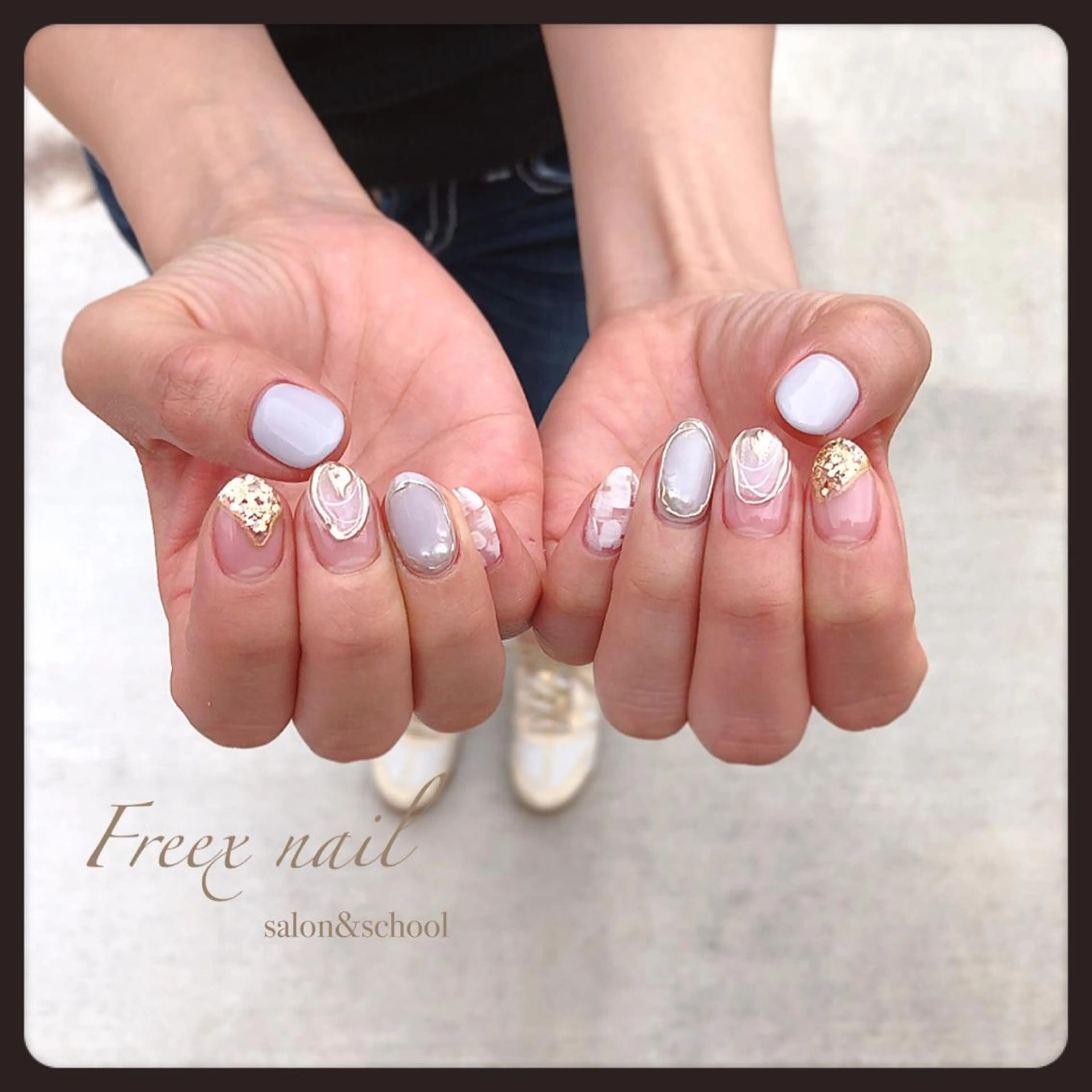 ネイル ニュアンスネイル ハンドネイル ハンドケア freex nail /ニュアンス/個性派のネイルデザイン