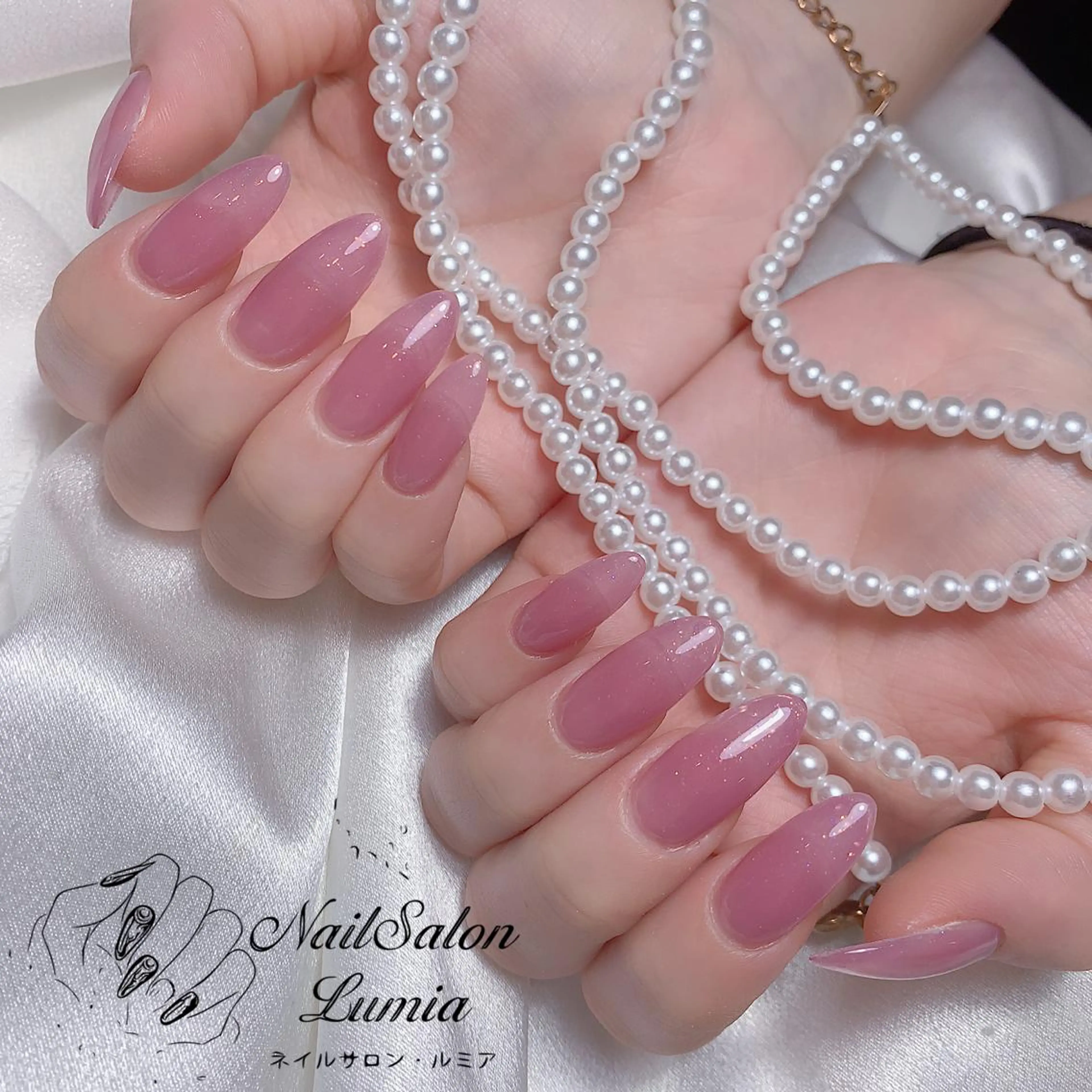 ネイル ハンドネイル ネイルサロン ルミア Lumia 店長のネイルデザイン