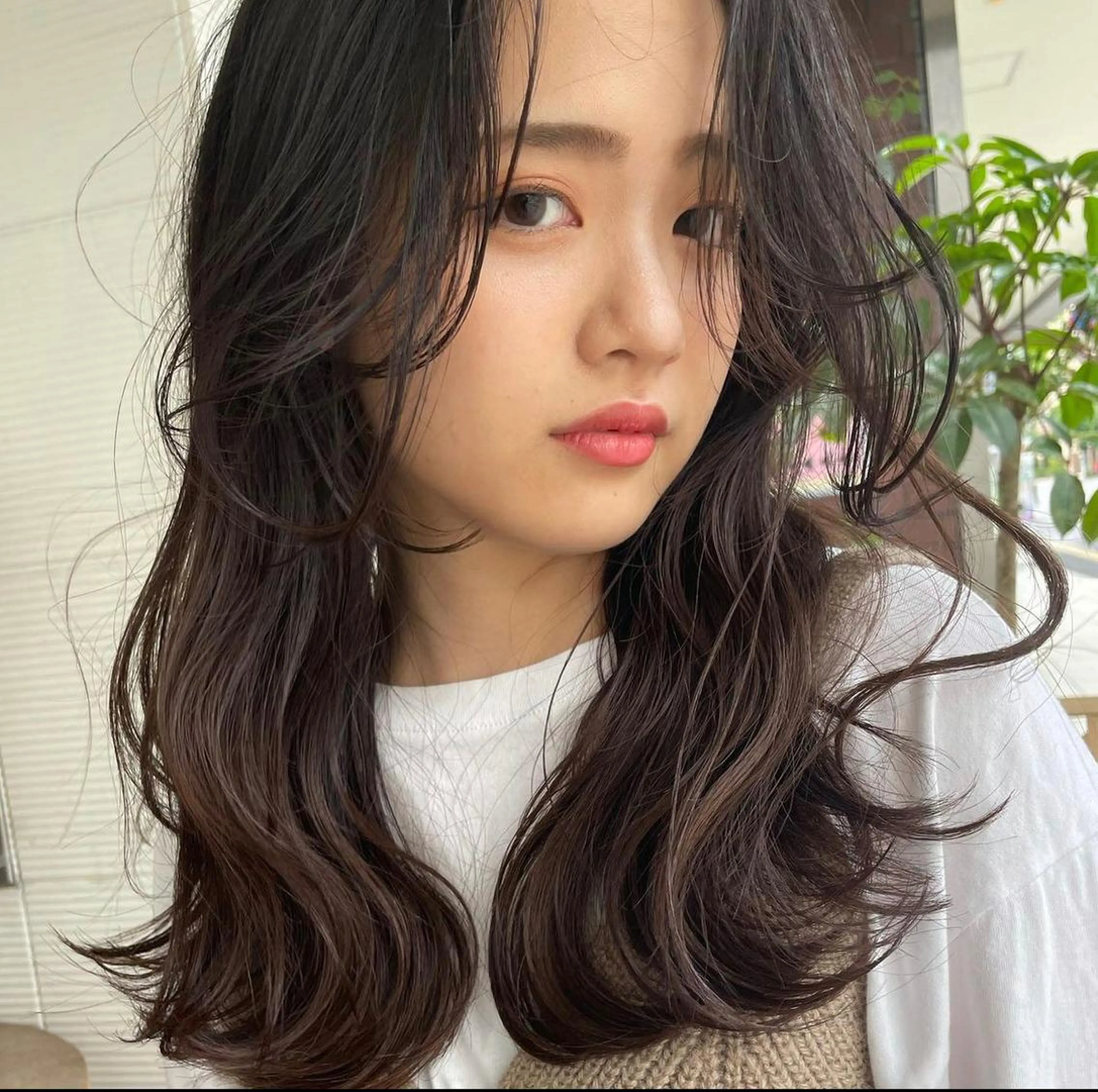 ミディアム 顔まわりレイヤー レイヤーカット キタダ ヒロキのヘアスタイル