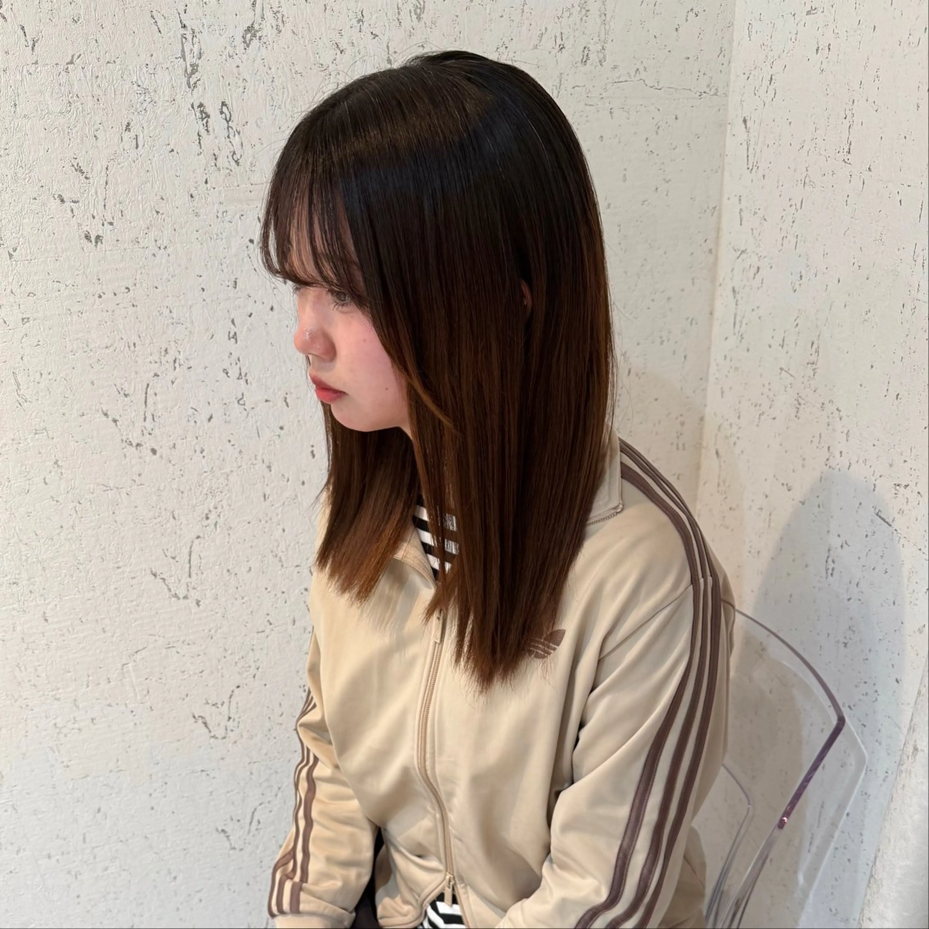 セミロング カラー パーマ カット 縮毛矯正 トリートメント mai / linoah˚✧のヘアスタイル