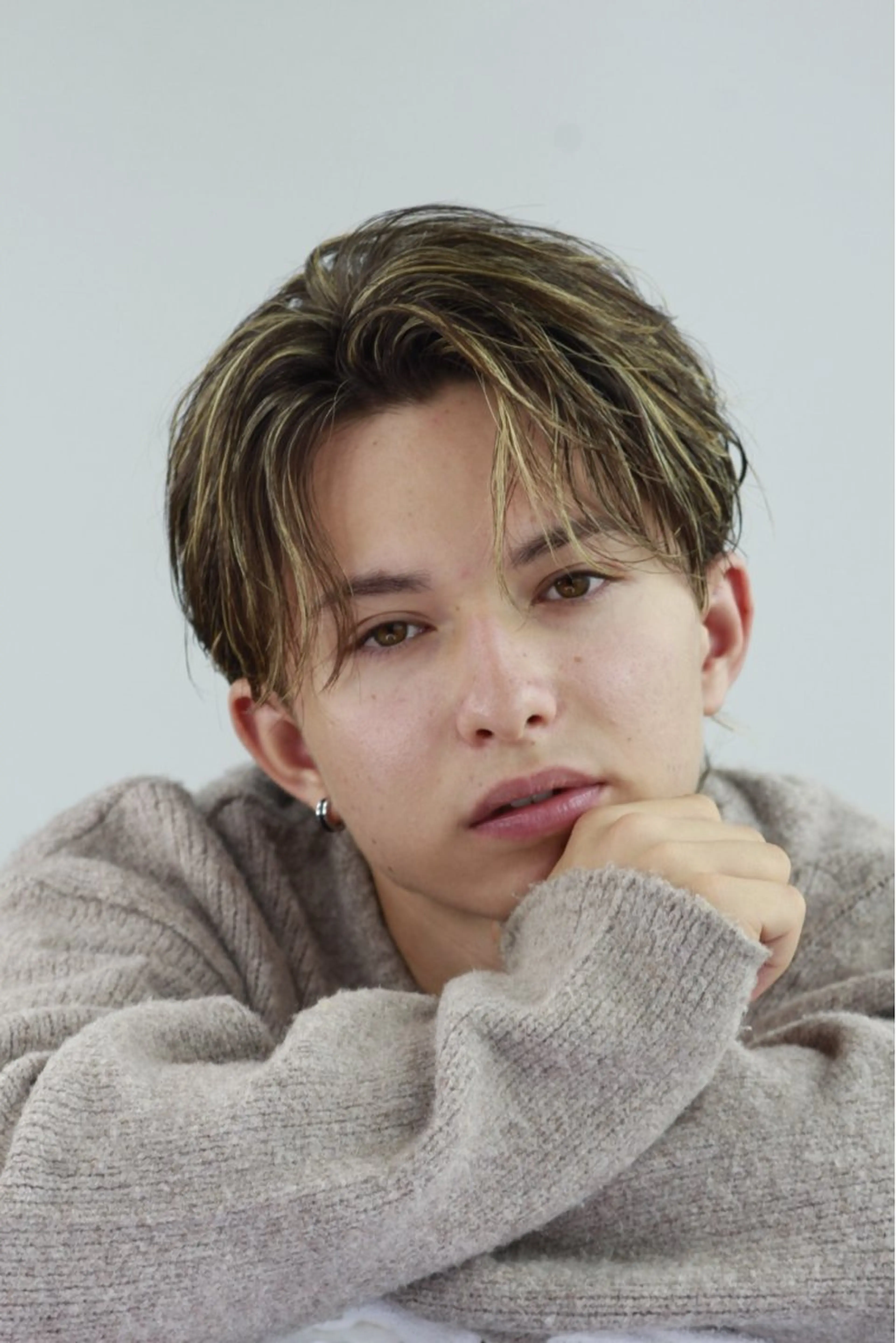 メンズカット縮毛矯正の写真