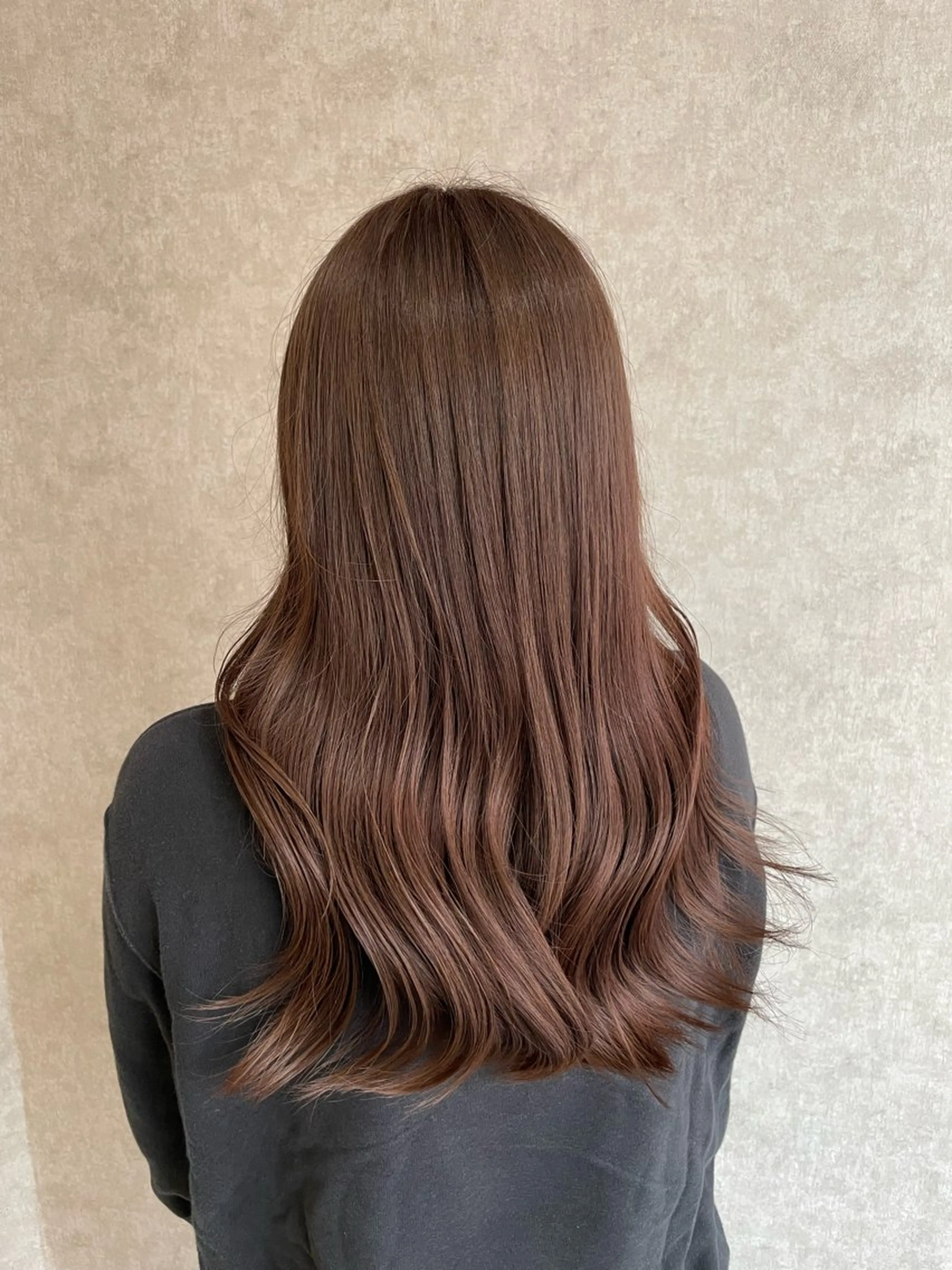 セミロング カラー バレイヤージュ ベージュカラー ブリーチ ブラウンカラー ケアブリーチ ヘアカラー バレイヤージュ特化｜ Takuのヘアスタイル