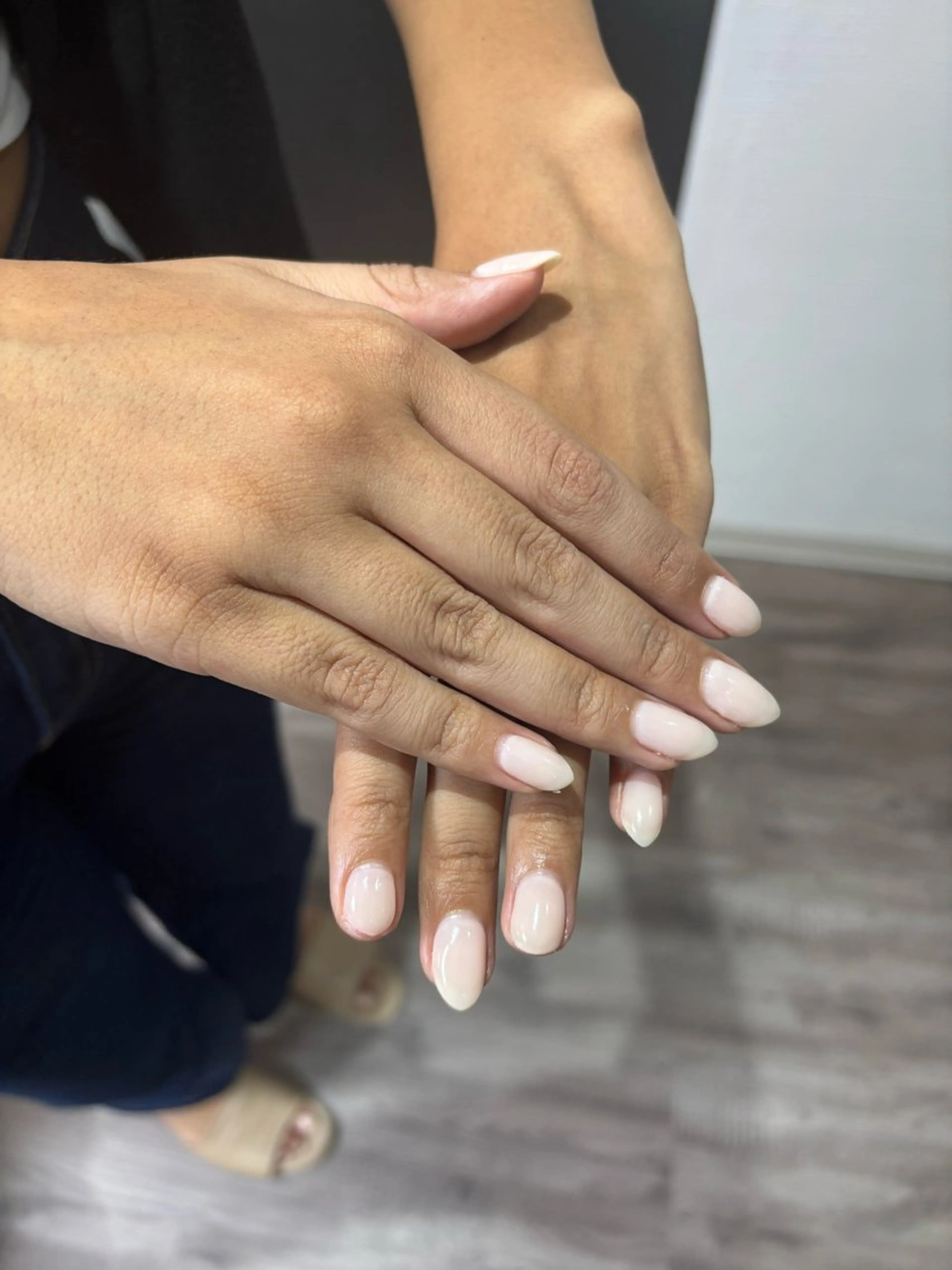 ネイル ホワイト ハンドネイル Rei / U.NI nailのネイルデザイン