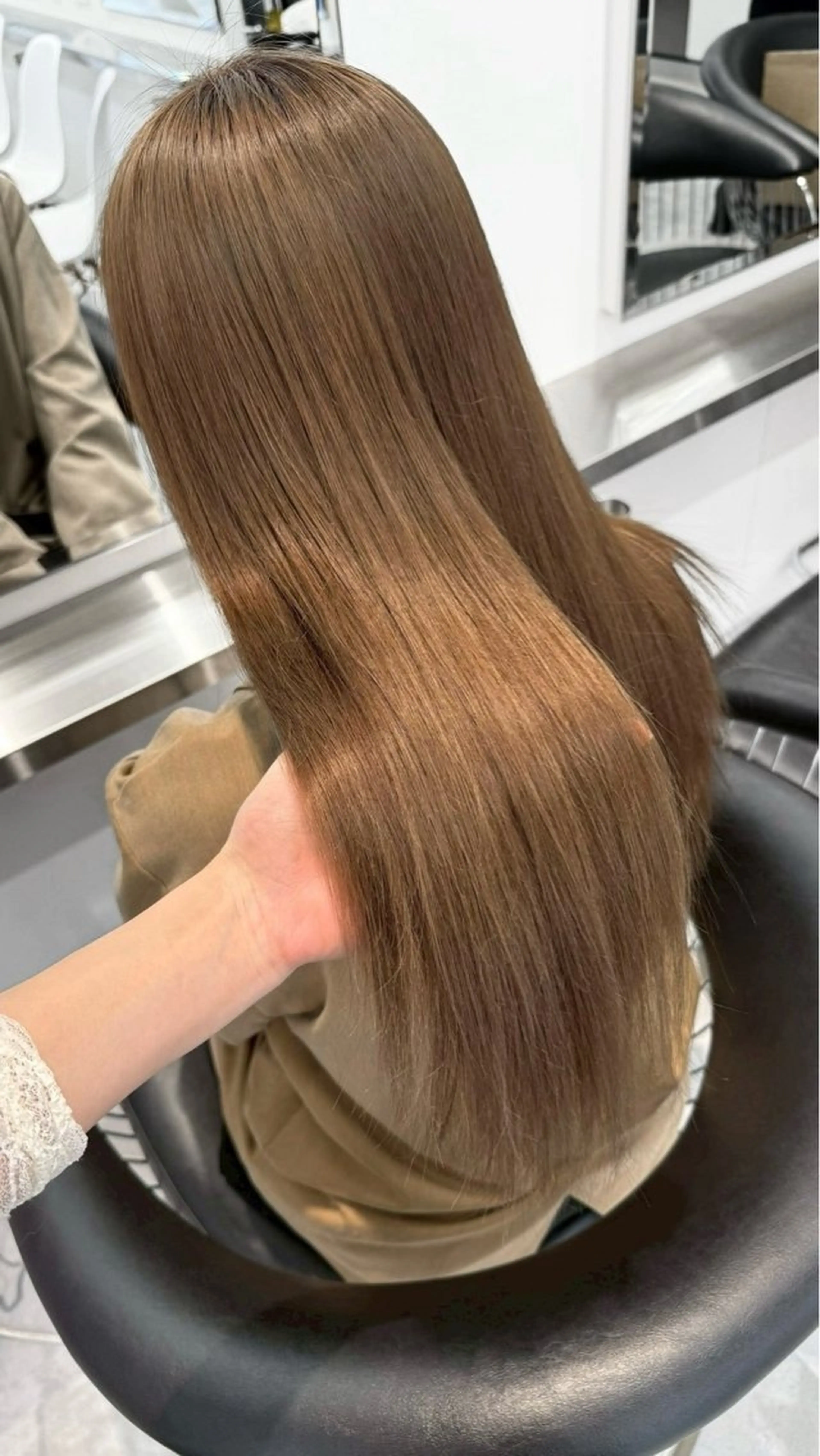 ロング カラー ヘアカラー Parve Mix 森 美遥🇰🇷🩶のヘアスタイル