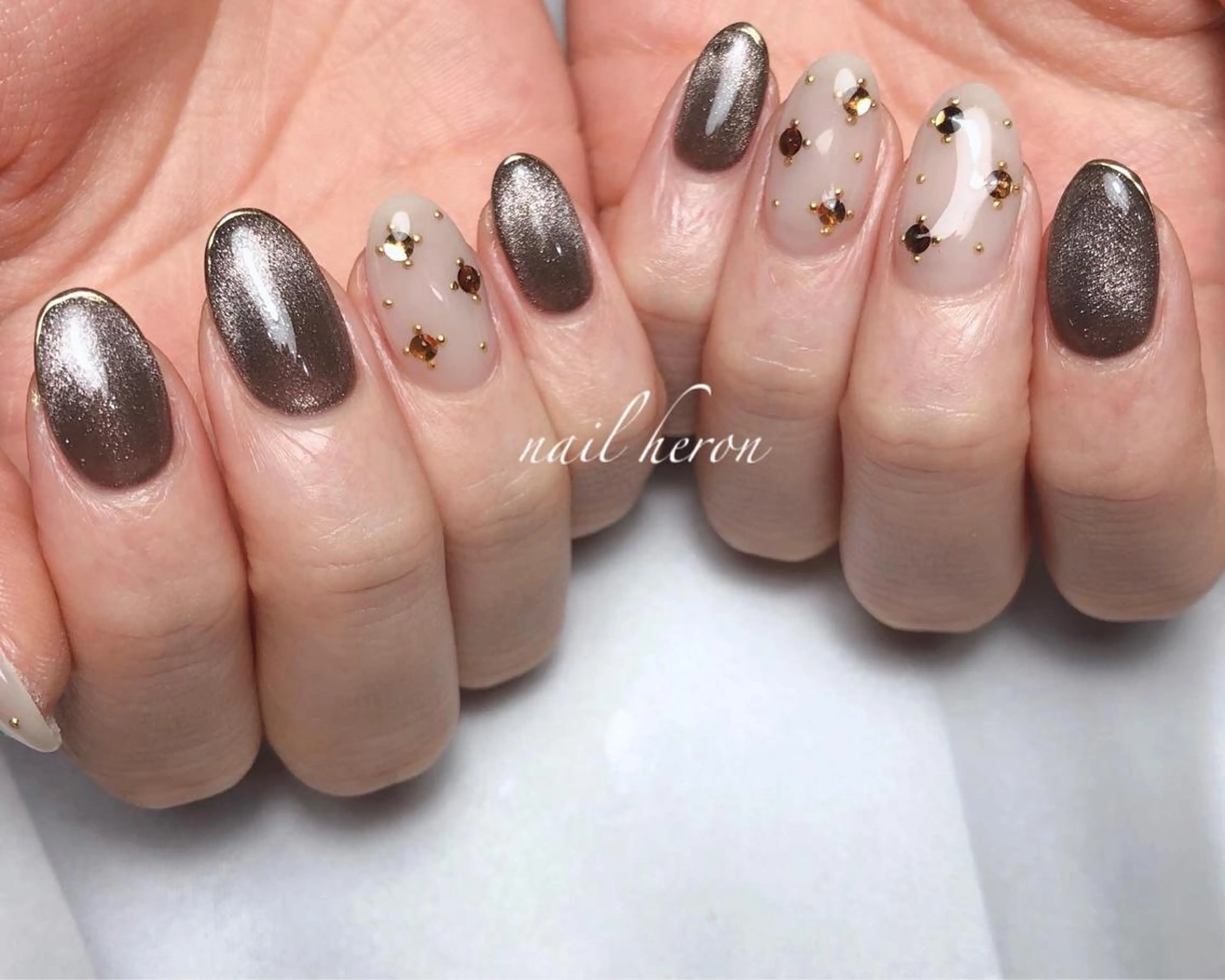 ネイル ハンドネイル saki_ nail heronのネイルデザイン