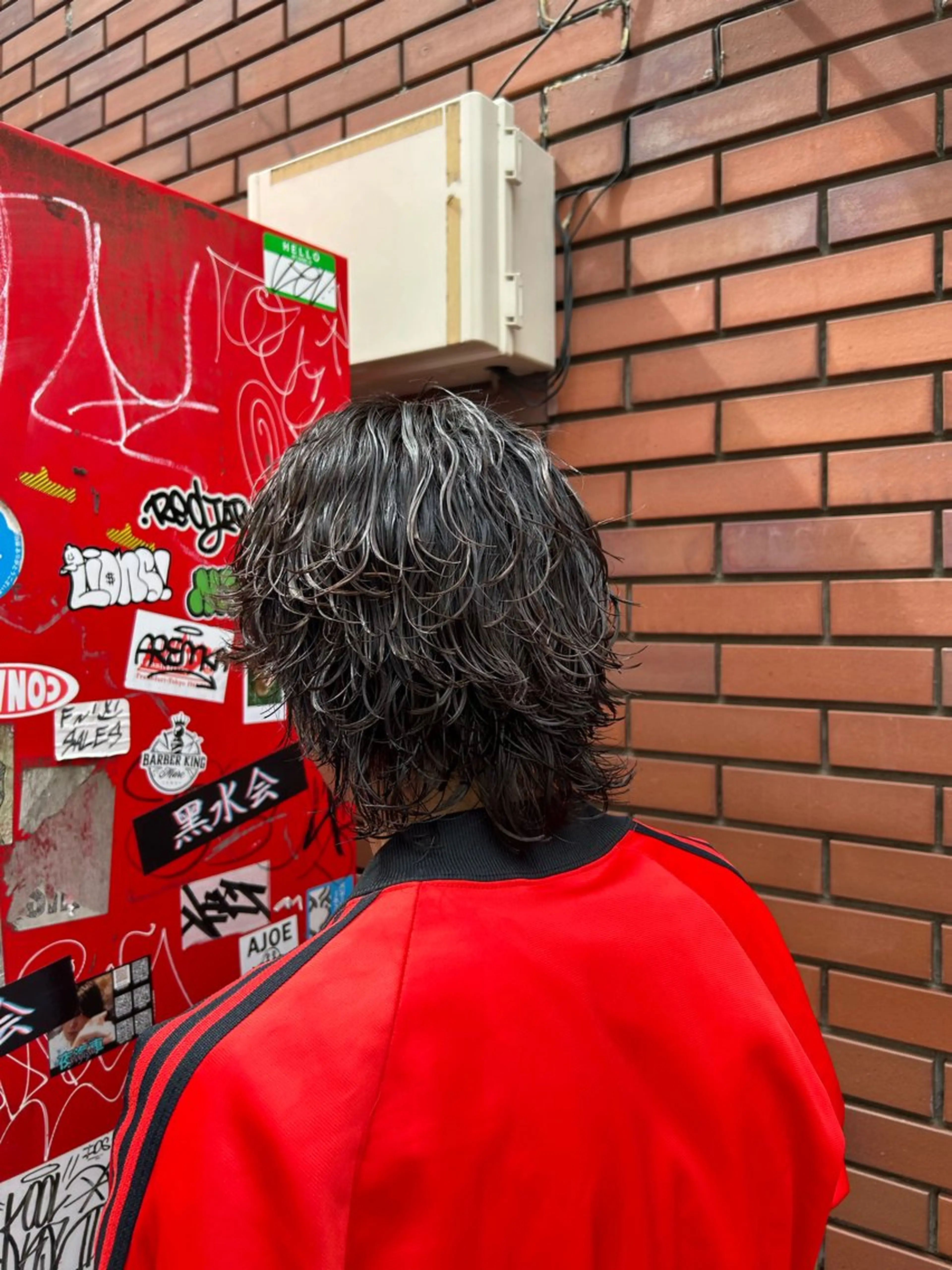 カット＋波巻きパーマの写真