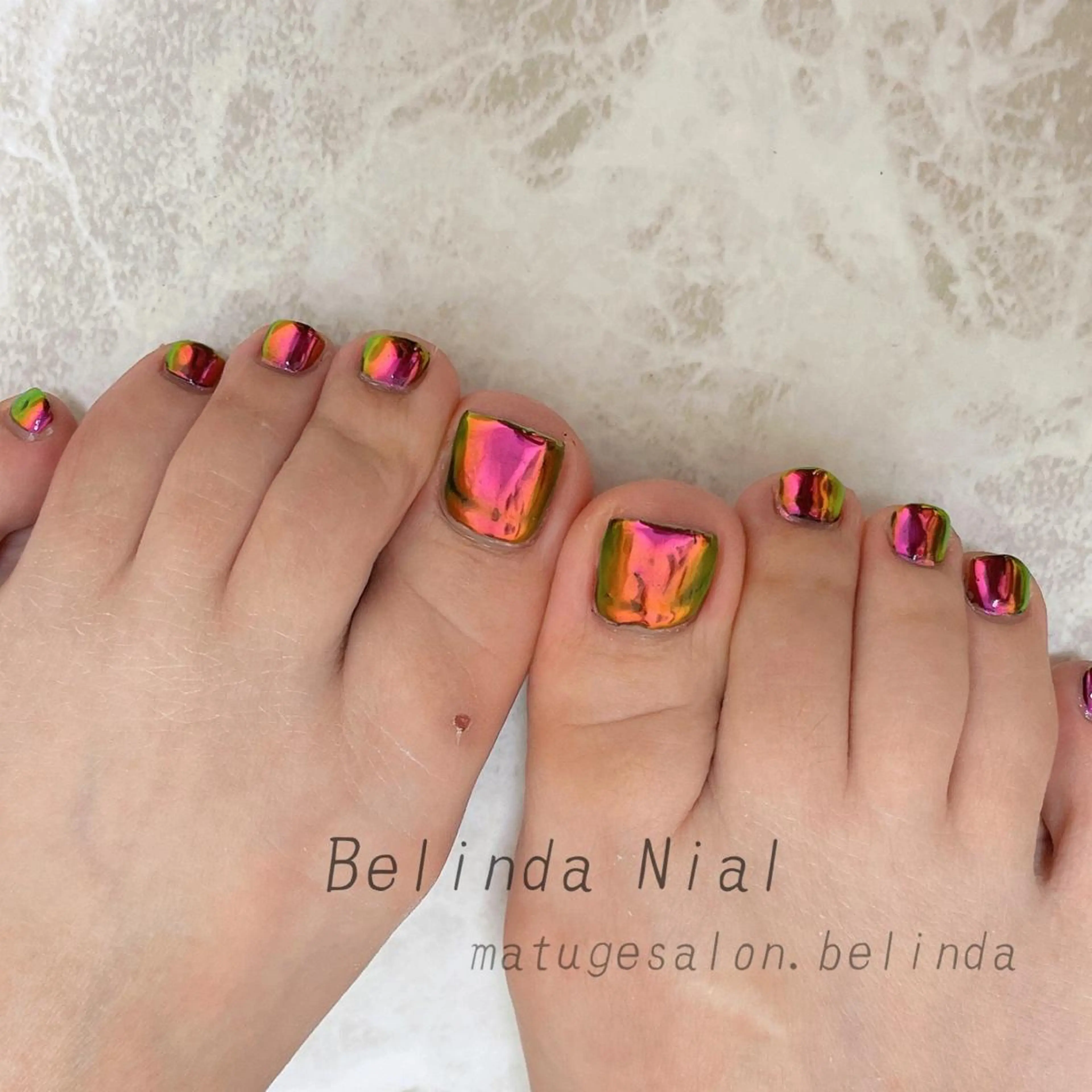 ネイル ハンドネイル フットネイル 竹本 愛のネイルデザイン