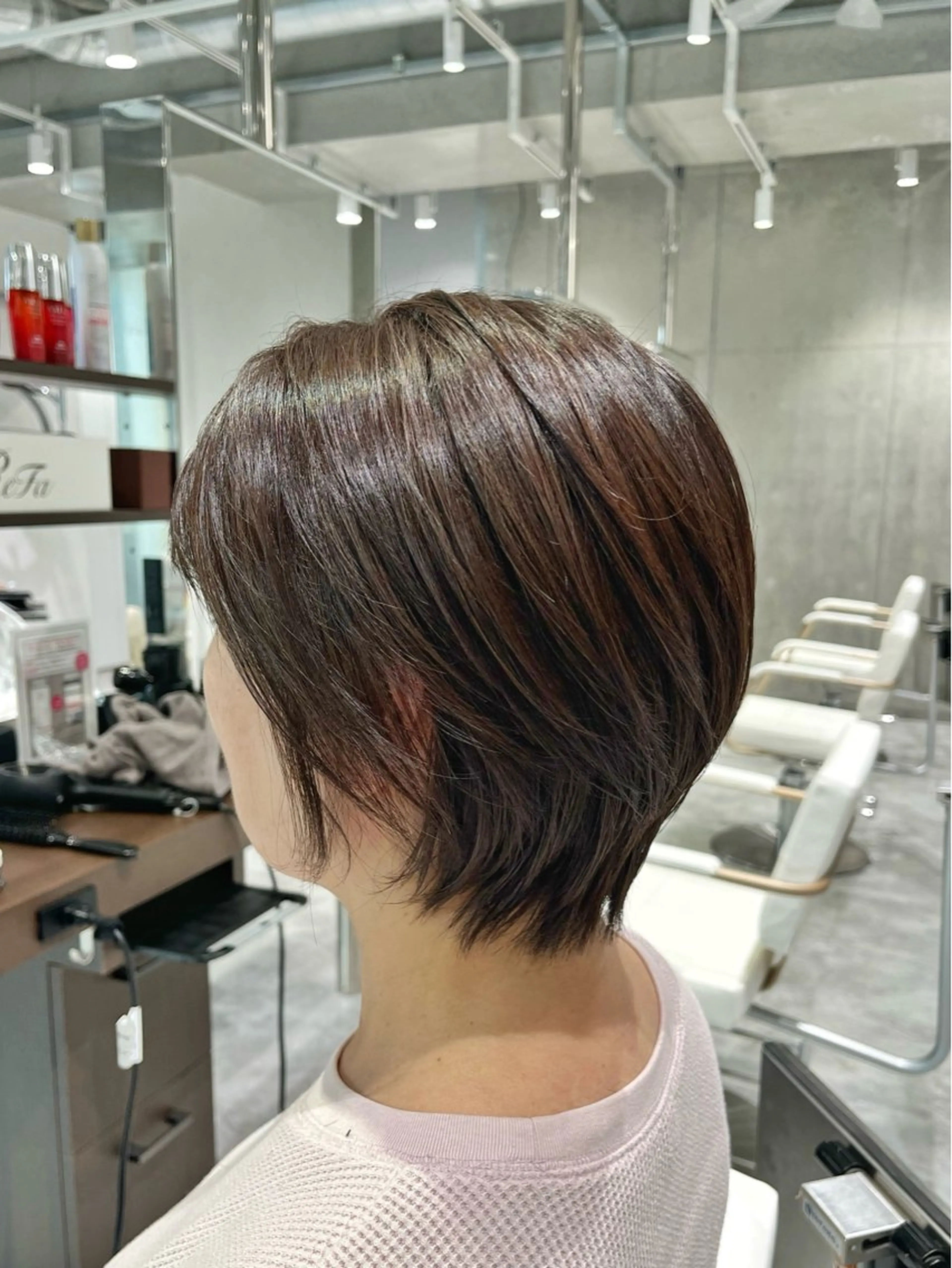 ショート カット ヘアカラー トリートメント 店舗指名No.1 吉岡　弘のヘアスタイル